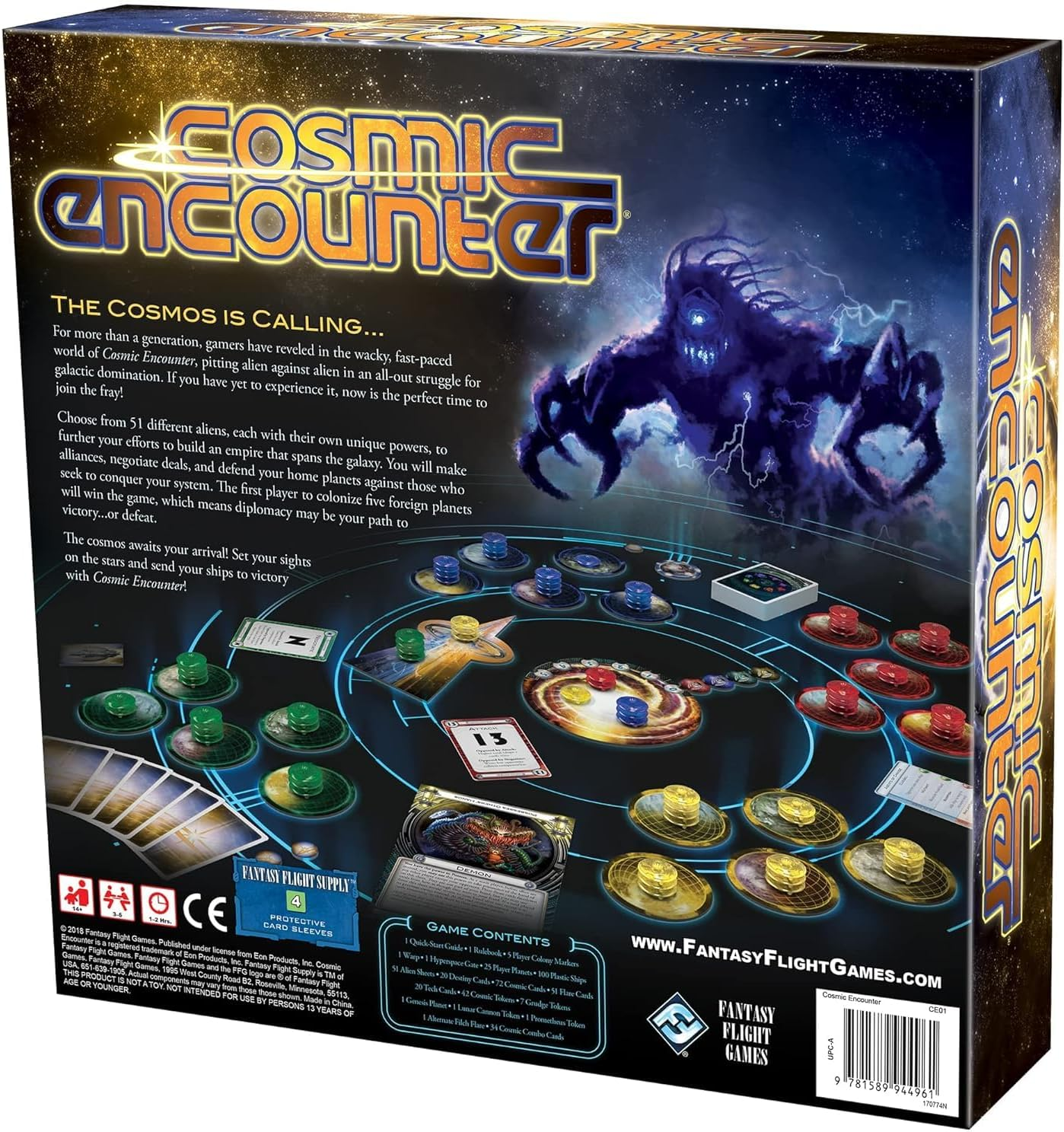 Fantasy Flight Games CE01 Cosmic Encounter 42Nd Anniversary Edition Strategy Game image number 6