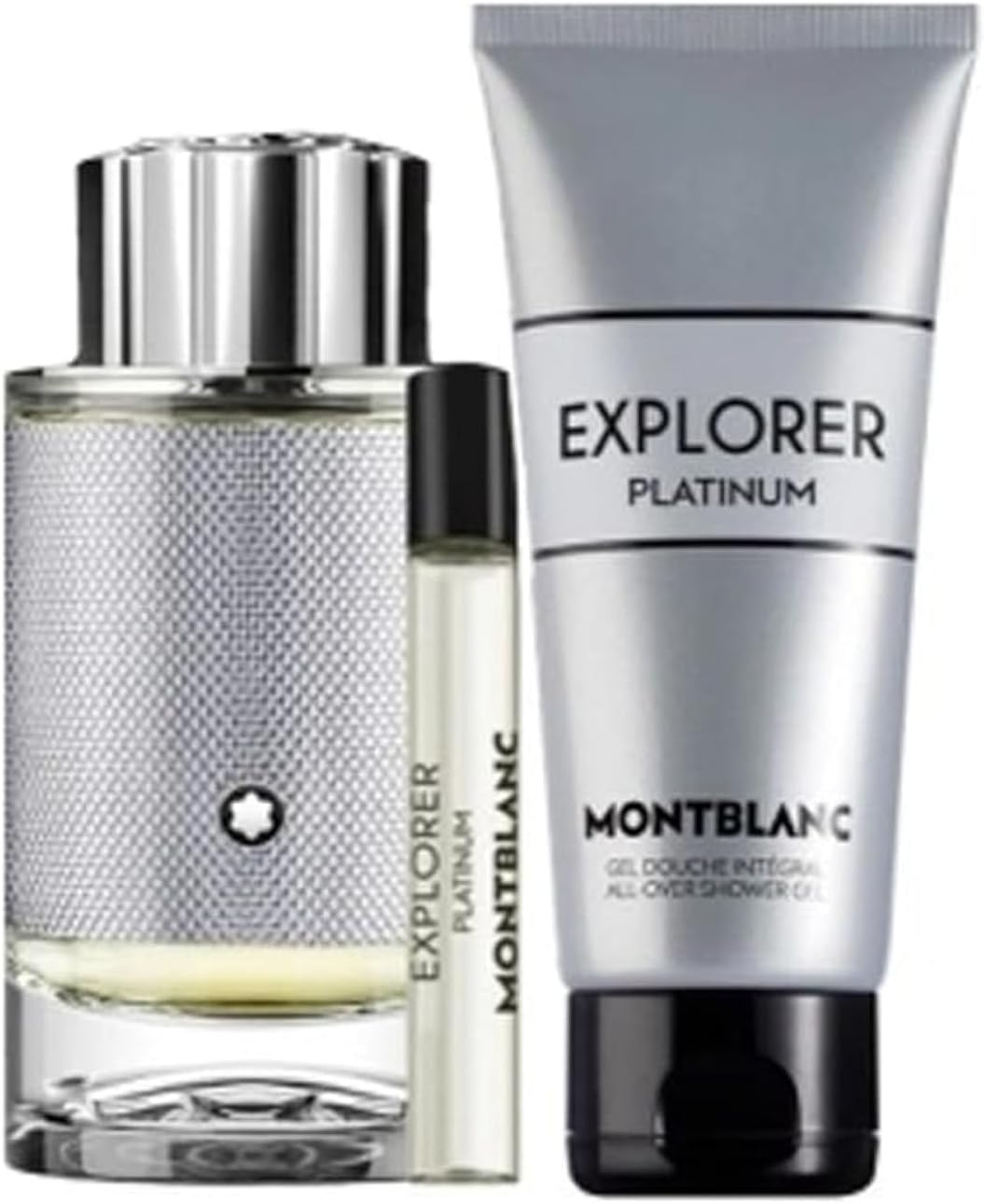Mont Blanc Men'S Explorer Platinum 3 Pieces Gift Set (EDP 100Ml + EDP Travel Spray 7.5Ml + Shower Gel 100Ml) image number 1