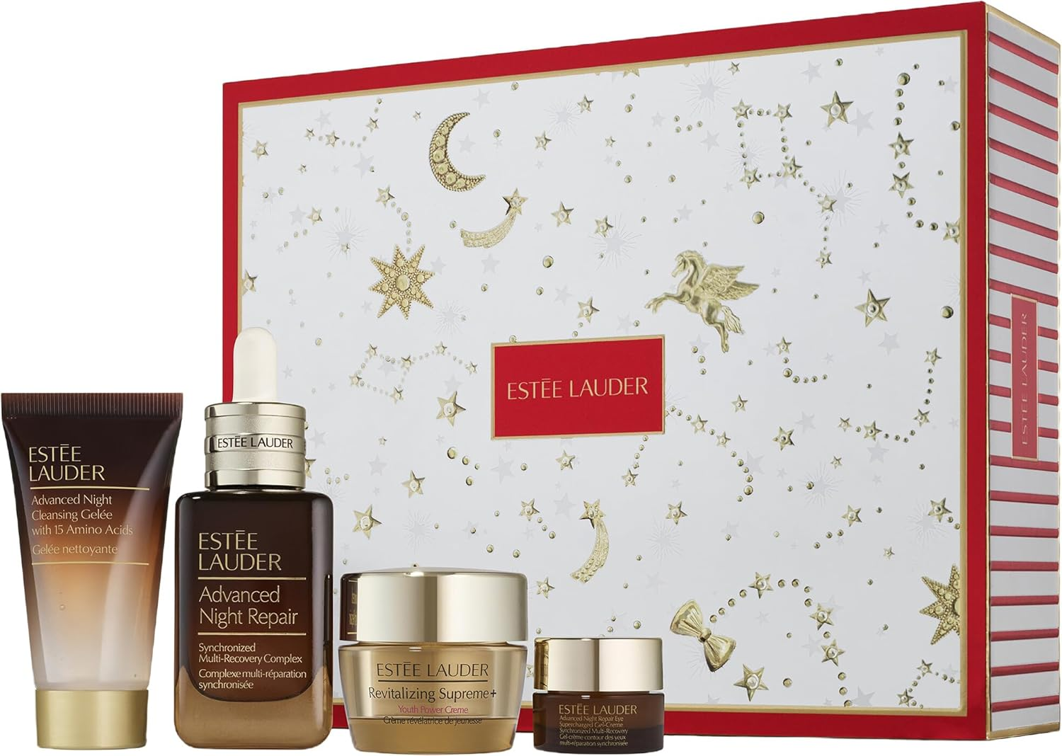 Estee Lauder the Lift + Glow Routine Skincare Set: 4Pcs