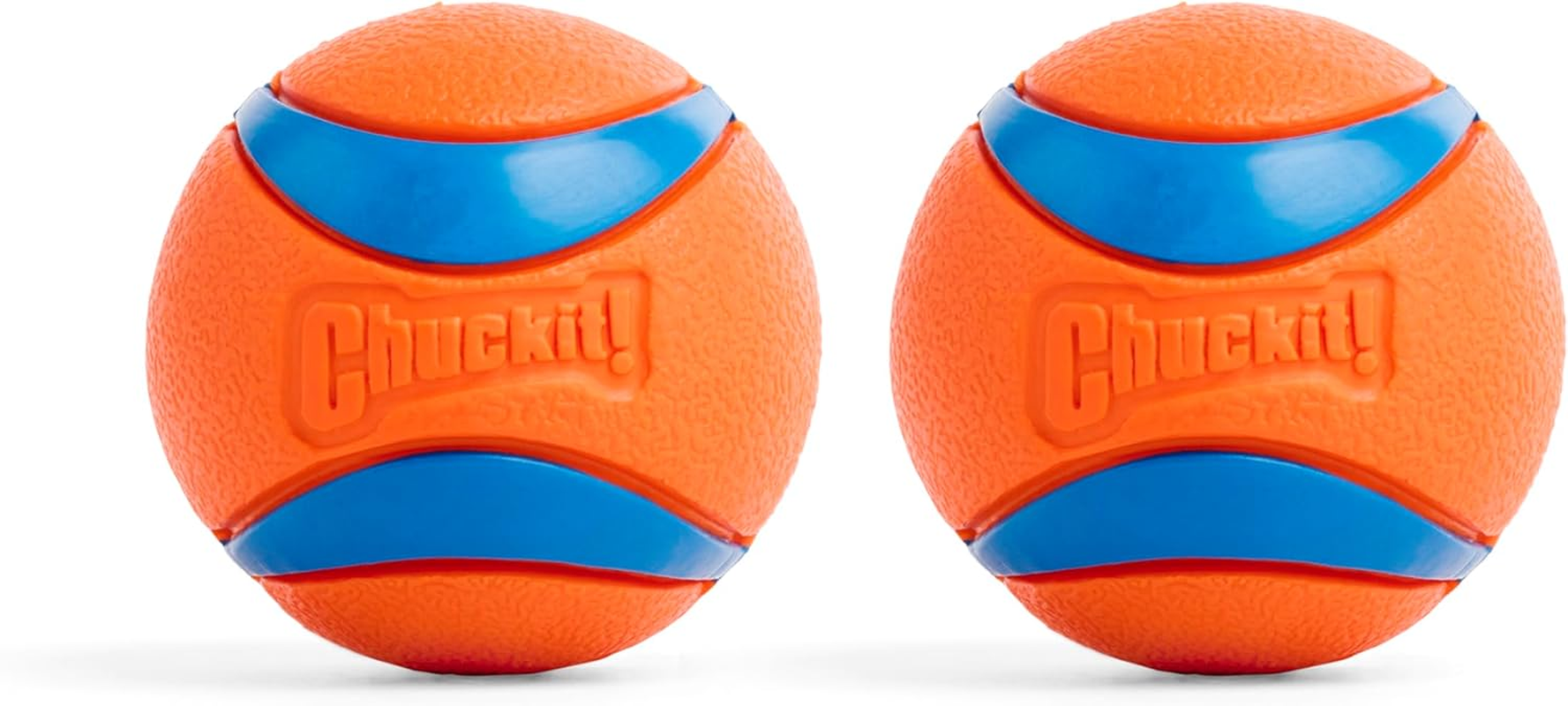 Chuckit! 17001 2.5-Inch Ultra Ball 2 Pack, Medium, Orange/Blue