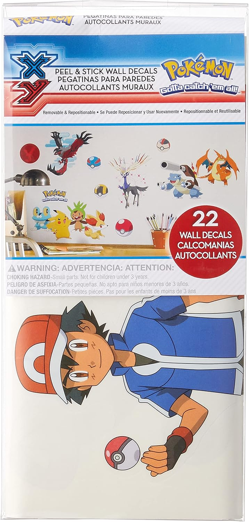 Roommates RMK2535SCS Pokemon Iconic Peel and Stick Wall Decals image number 1