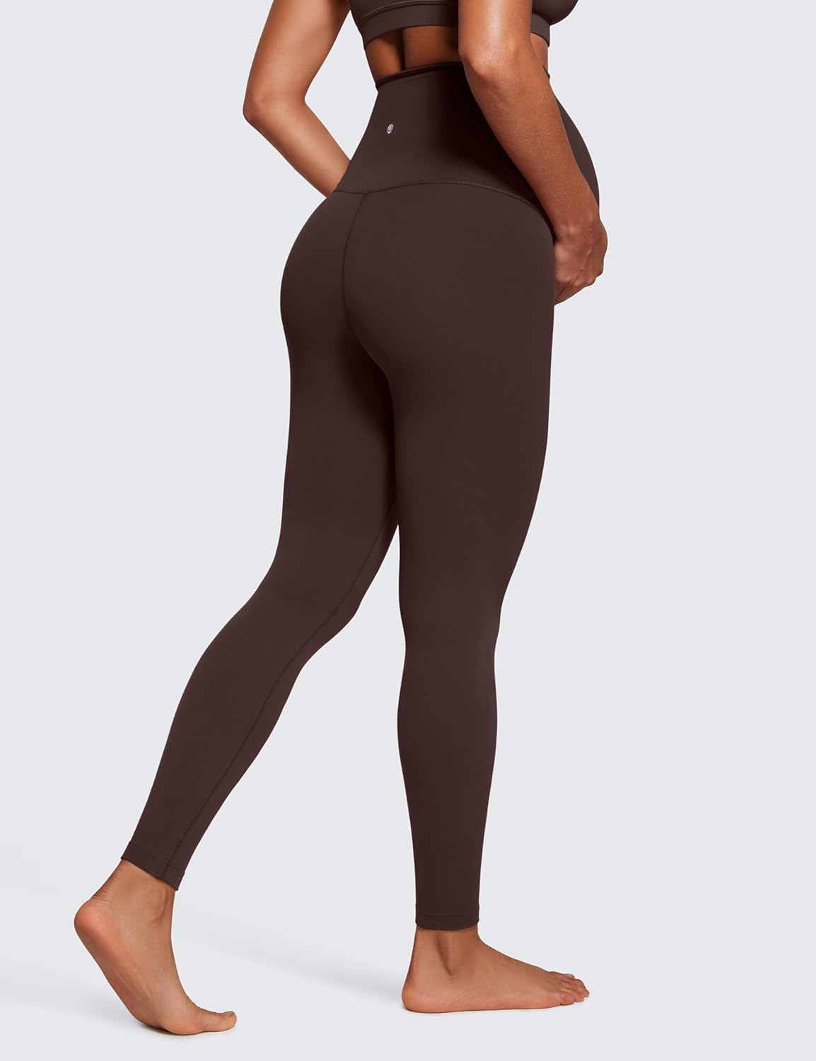 CRZ YOGA Womens Butterluxe Maternity Leggings over the Belly 28" - Workout Activewear Yoga Pregnancy Pants Buttery Soft image number 6