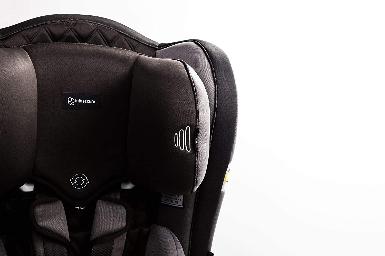 Infasecure CS9013 Accomplish Premium Forward Facing Car Seat, Side Impact Protection, Suitable from 6 Months to 8 Years Old, Night image number 3