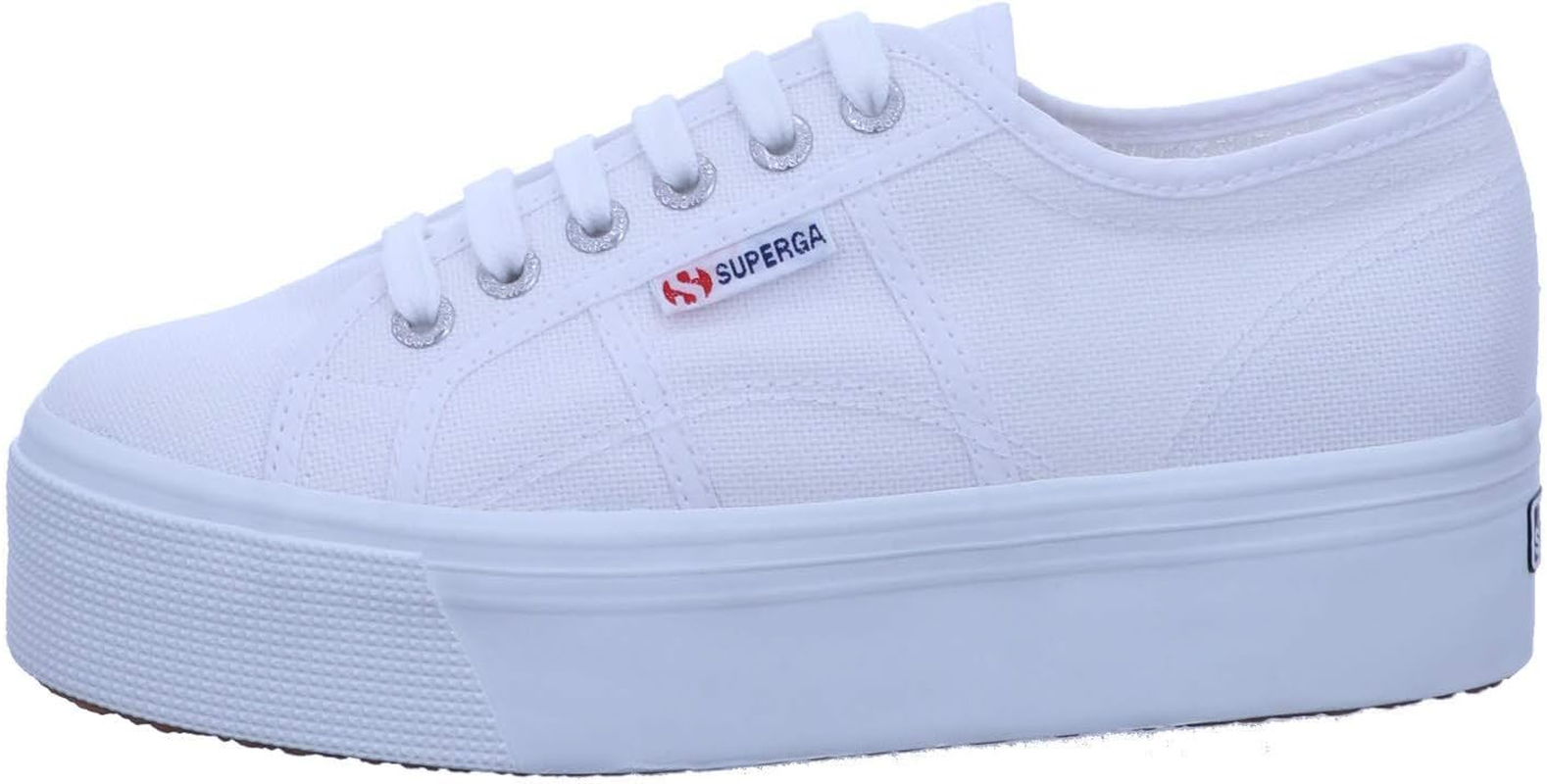 Superga Unisex 2790 Platform Sneaker, White, EU39/US M6.5W8 image number 6