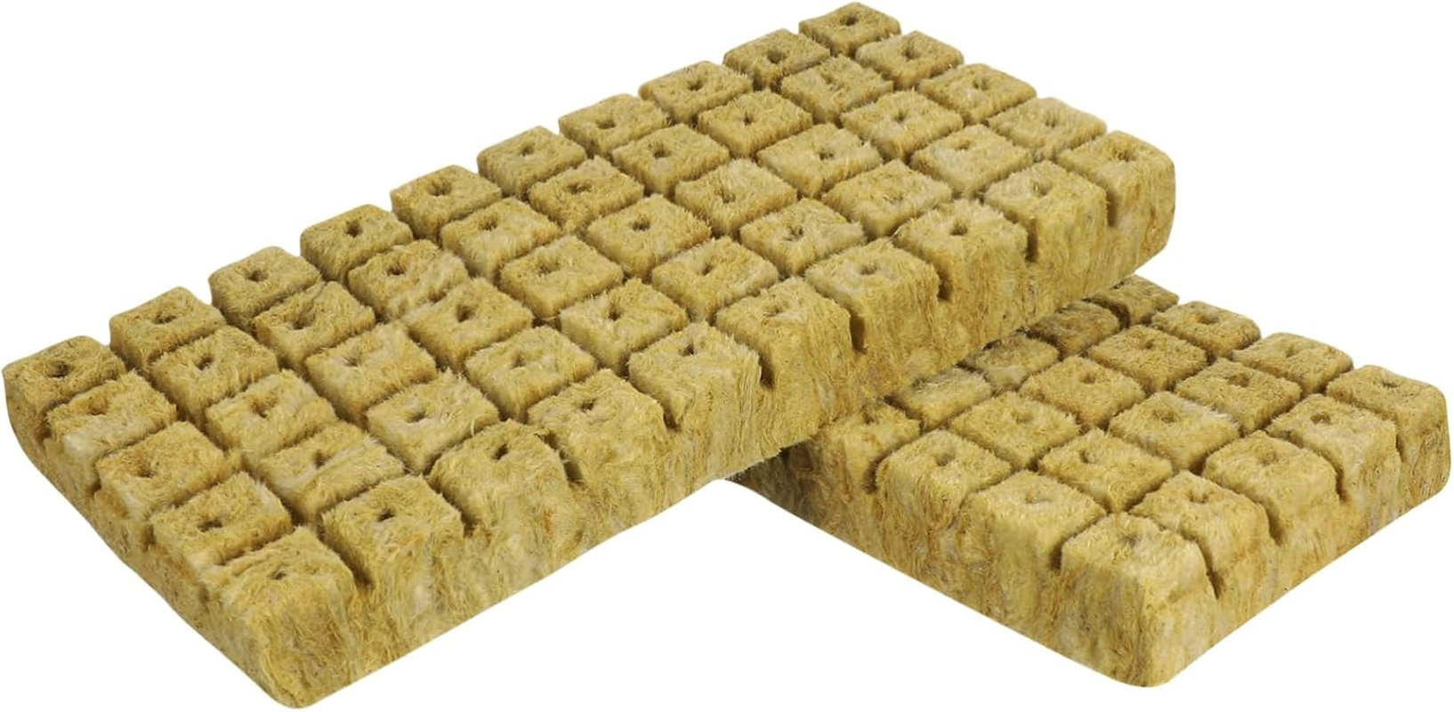 CANIGHT 100Pcs Hydroponic Grow Cubes Plugs for Indoor and Outdoor Gardening 25X25X30Mm Nutrient Blocks for Soilless Cultivation Compatible Hydroponic Systems image number 1