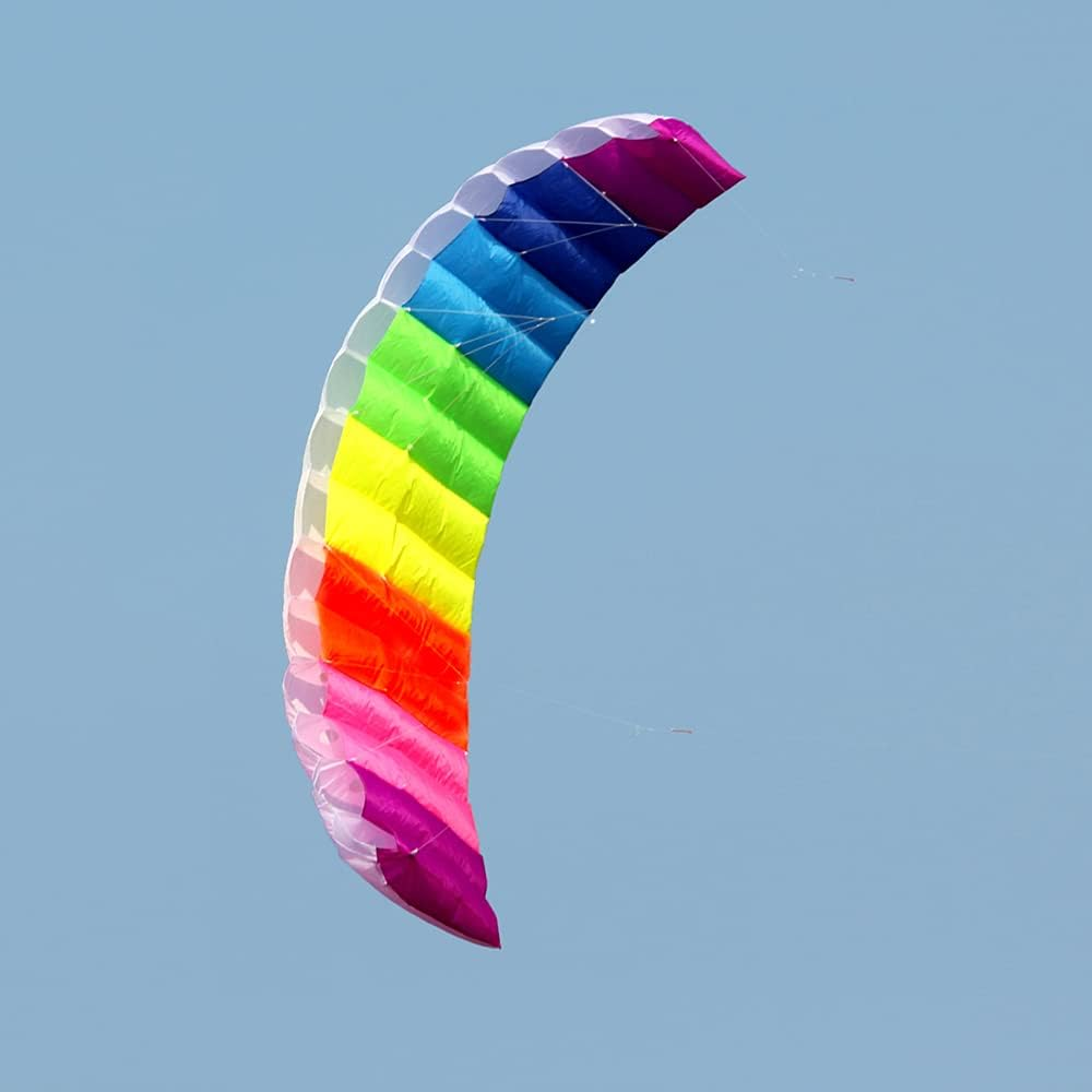 1/1.4/2/2.7M Flying Line Wing Kite Stunt Power Kite Soft Giant Flying Kite Sports B Kite 2 Meters image number 4