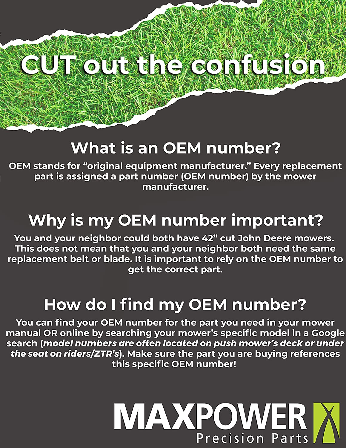 Maxpower 331532XB Commercial Mulching Blade for 42 In. Cut MTD, Cub Cadet, Troy-Bilt Mowers Replaces OEM #'S 742-04126, 942-0616 image number 1