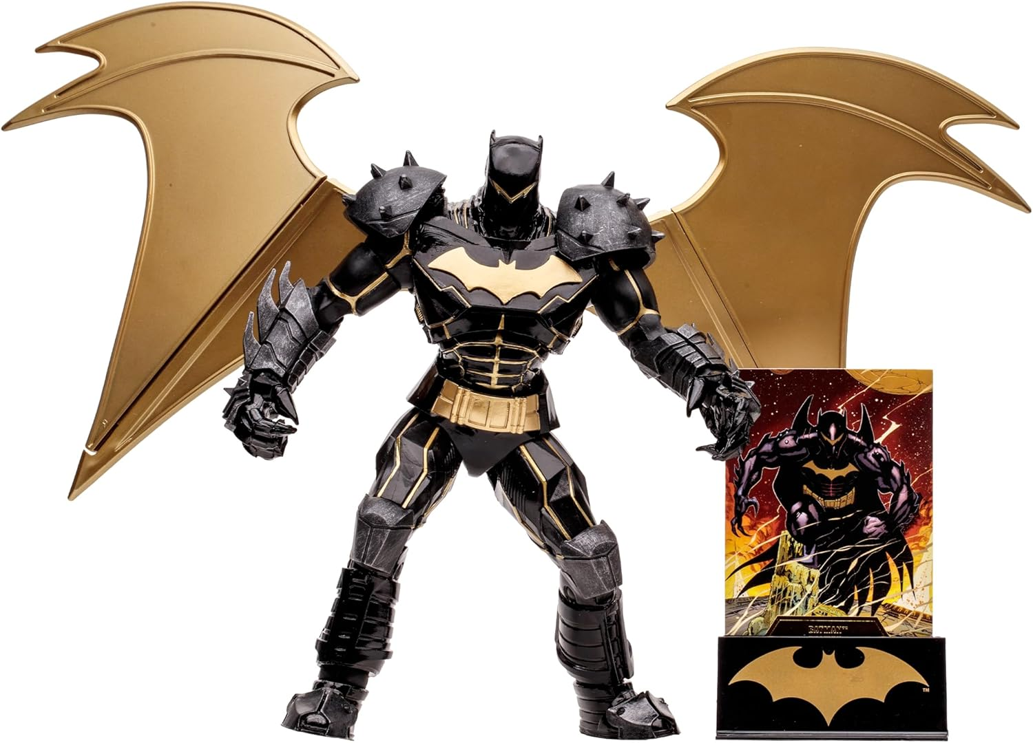 Dc Multiverse 7In - Batman (Hellbat)(Knightmare)(Gold Label) image number 5