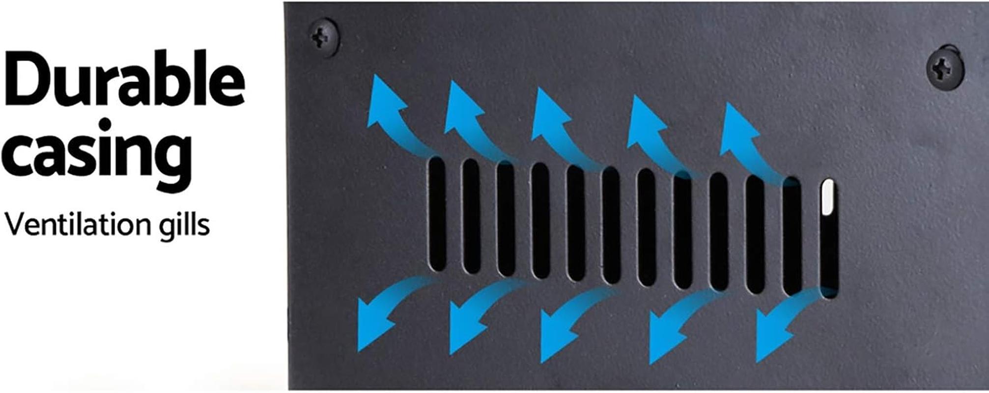 Giantz Step down Transformer 240V to 110V, 2000W Voltage Converter Stepdown Transformers AU-US Home Indoor Power Accessories, Pure Sine Output Ultra-Portable Lightweight with Socket Black image number 5