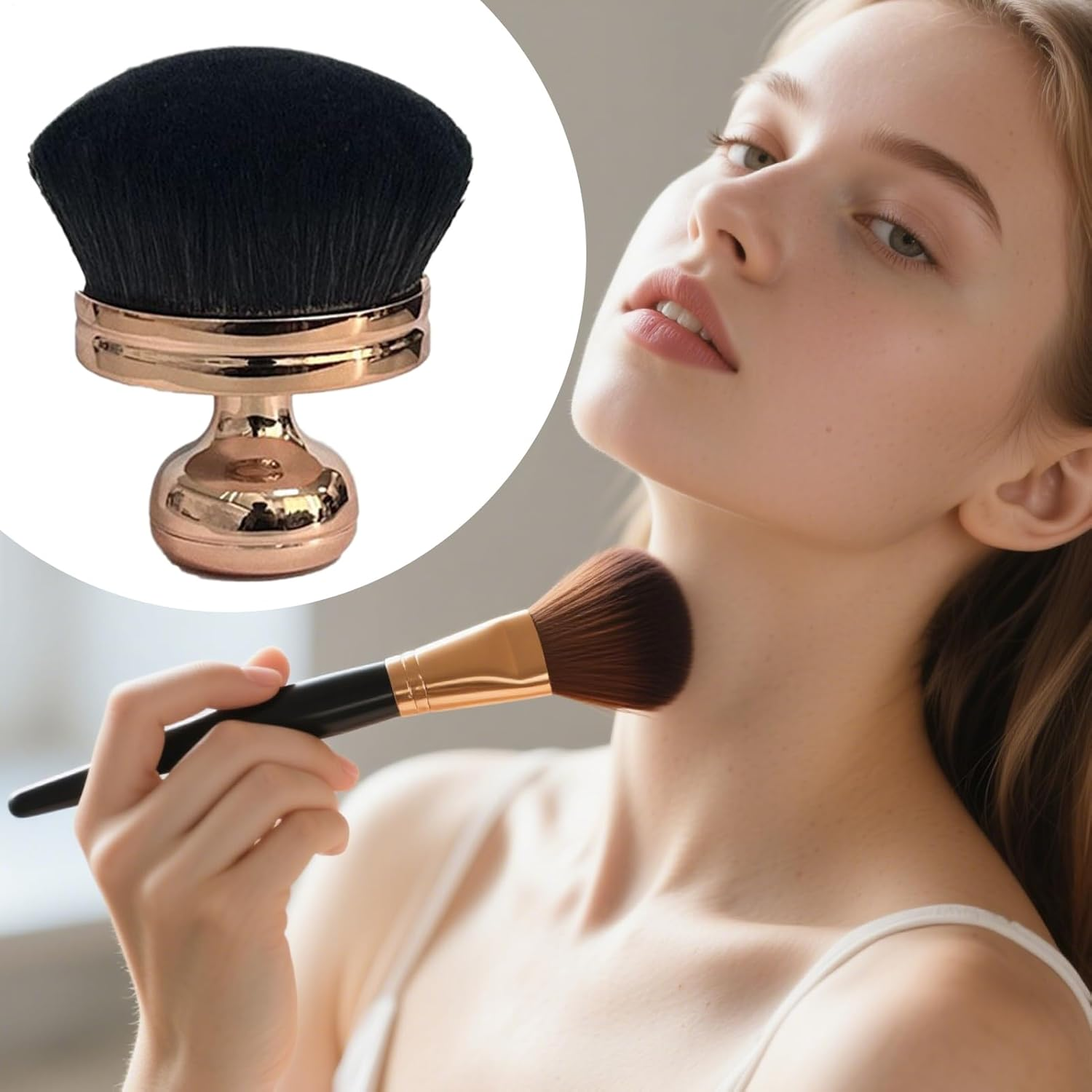 Body Makeup Brush for Legs - Blend and Blur Body Brush | Extra Coverage Makeup Accessories for Back and Legs Sunscreen Blending