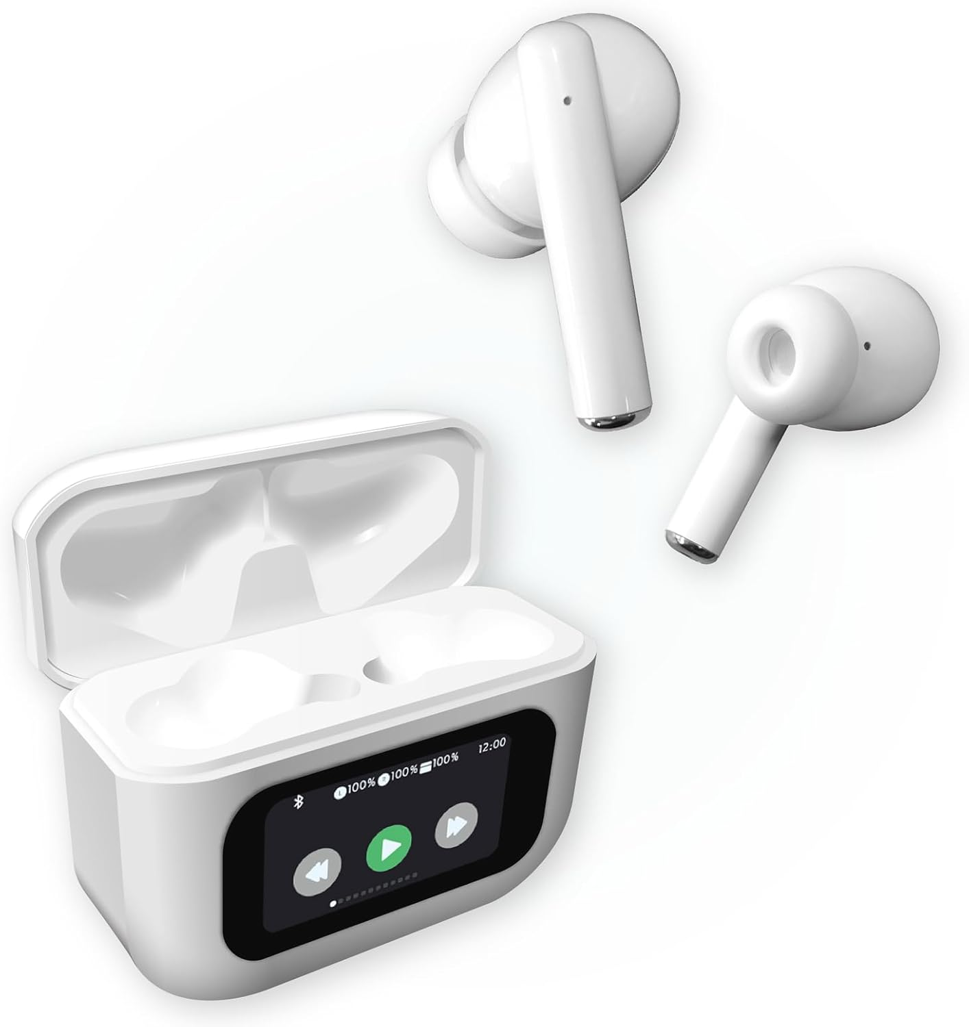 Kashimura BL-136 Charging Case with Touch Panel | Fully Wireless Earphones | Music/Calls/Find Earphones image number 1