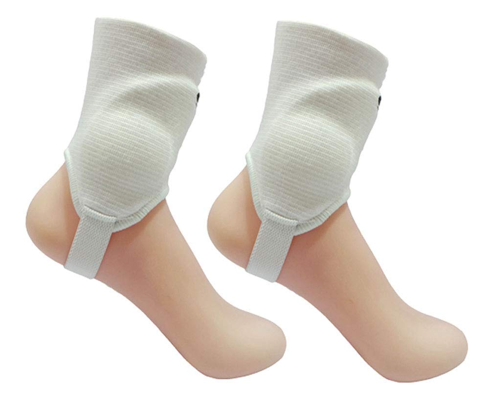 DEAD SKIN Ankle Guards 1 Pair Shield Protector Dual Sided Pads for Soccer, Football, Volleyball (Adult, Black)