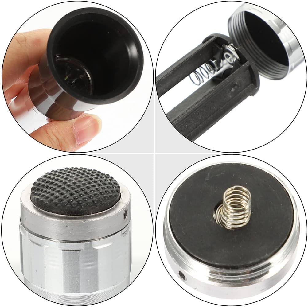 Mipcase Egg Candler Incubator Candling Lamp Handheld LED Egg Tester for Chicken Duck Goose Portable Candling Light 2Pcs ABS Material Suitable for Farm Incubation and Hatching image number 3