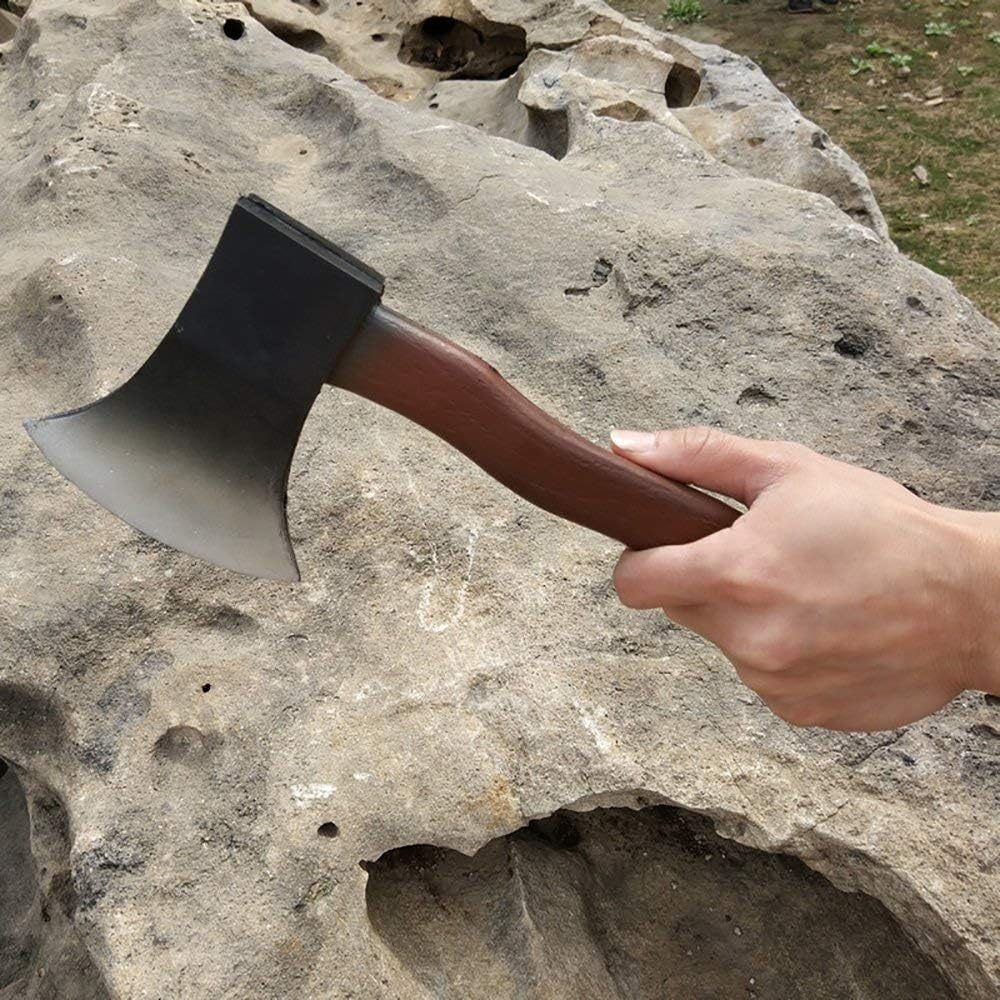 Foam Axe Toy, LARP Halloween Costume Lumberjack Party Trick Props Hatchet Weapon Toy image number 5