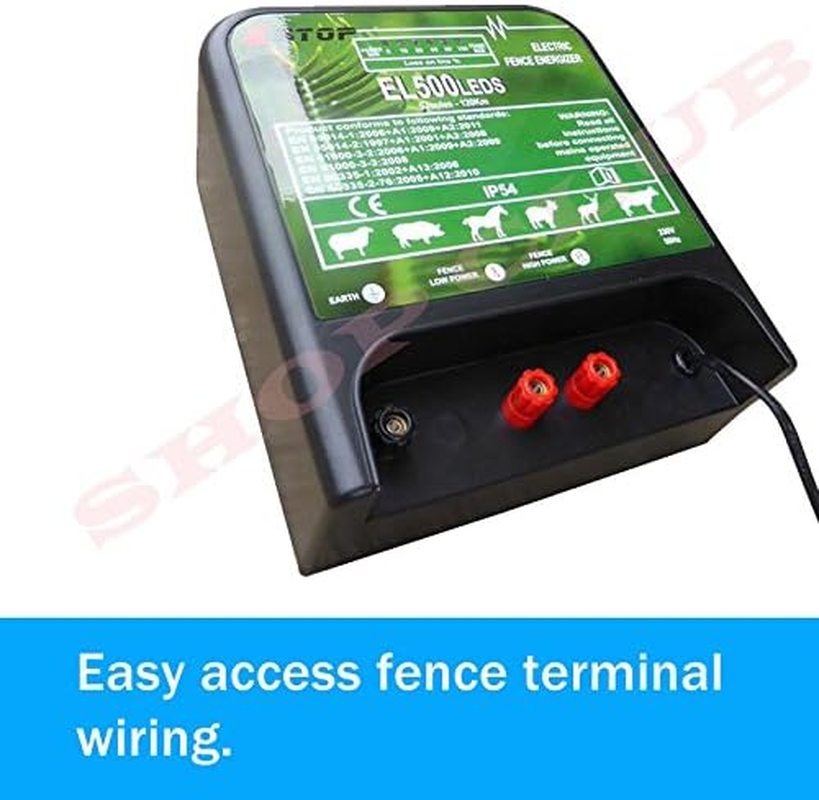 New 120Km Electric Fence Energizer Enegiser Charger 5J 240V Poly Wire Tape Posts image number 3