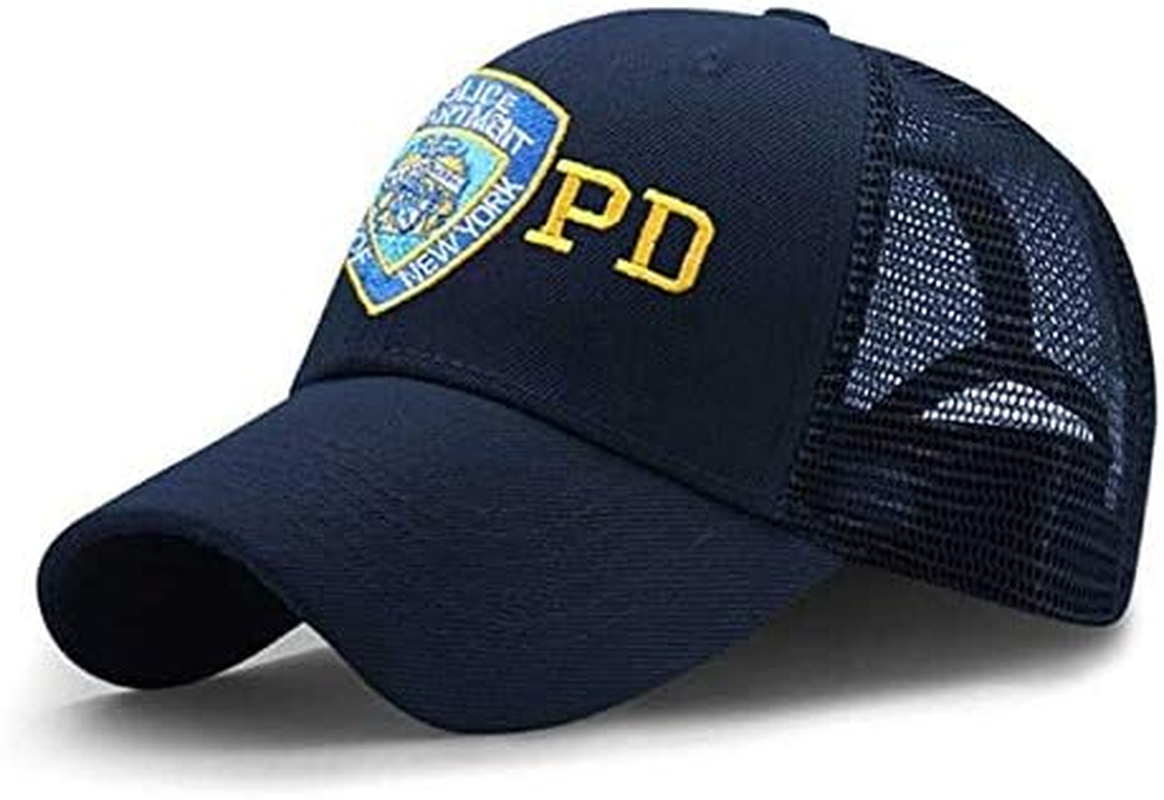 QOHNK Embroidery NYPD Police Baseball Cap Women Outdoors Army Hat Casual Dad Hat Mens Tactical Cap image number 4