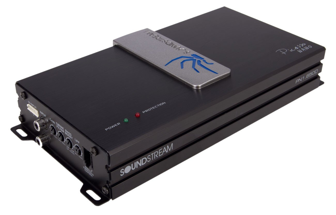 Soundstream PN1.650D 650W Monoblock Picasso Nano Class-D Amplifier