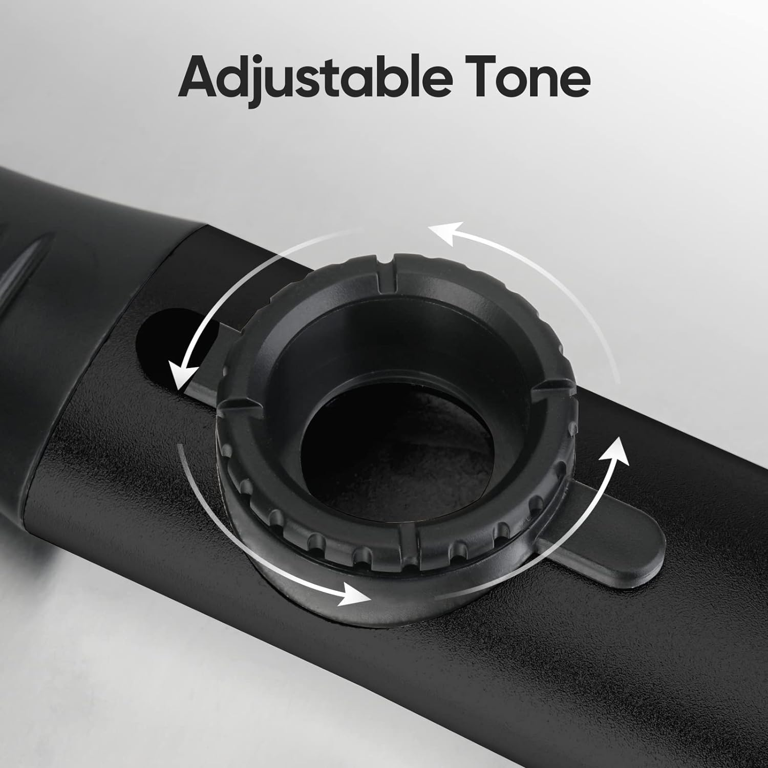 Kazoos with 5 Extra Membranes, Metal Kazoo with Adjustable Tone for Guitar, Ukulele, Violin, Piano, Keyboard, Easy to Learn Musical Instruments for Kids/Adults/Music Lovers. (Black) image number 2