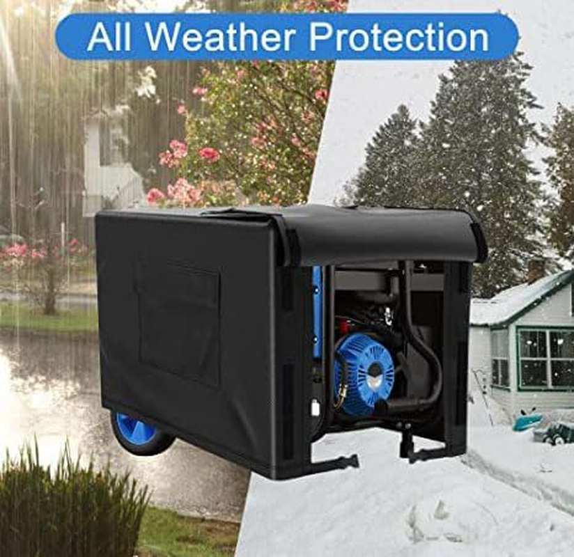 Generator Dust Cover Outdoor Generator Covers Heavy Duty Waterproof Generator Cover Generator Covers While Running for Universal Portable Generators image number 5