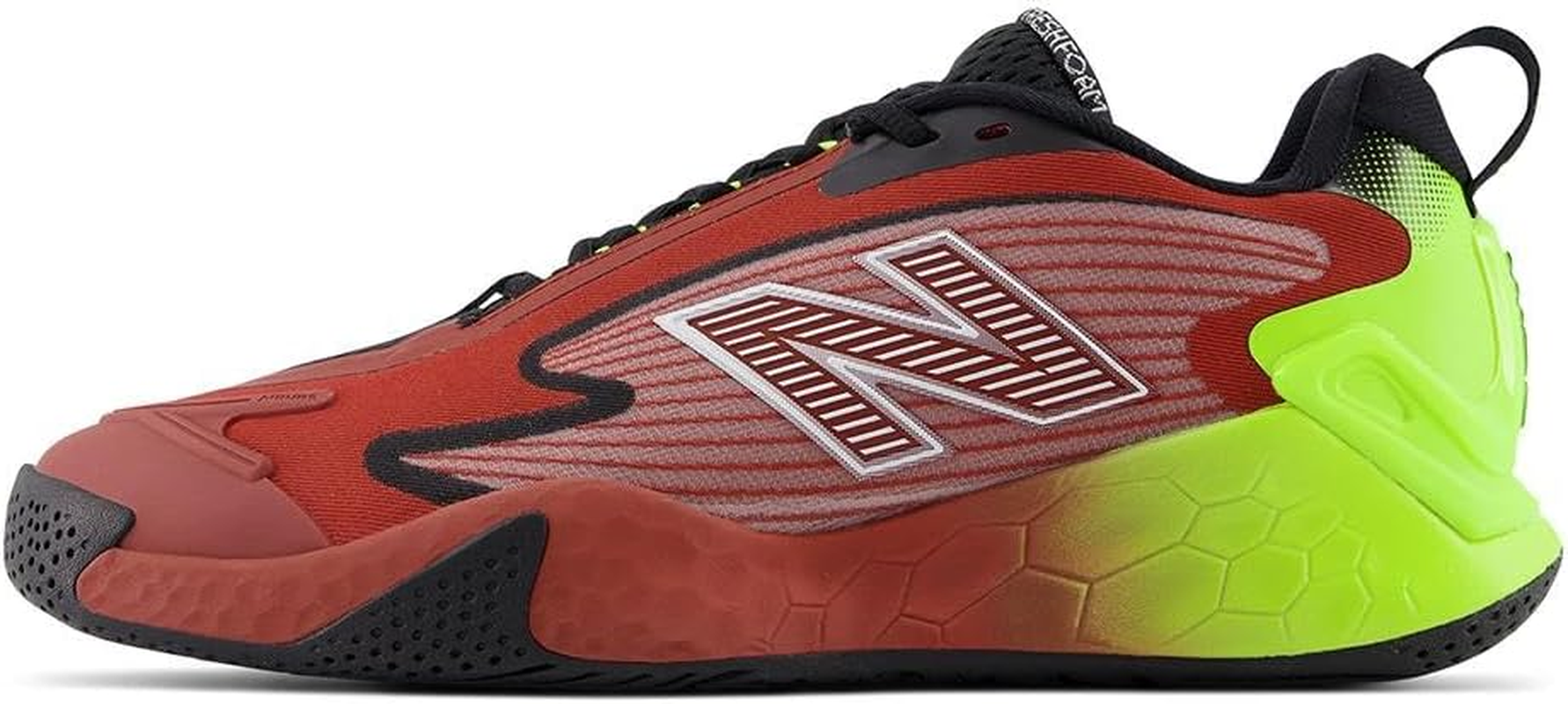 New Balance Men`S Fresh Foam X Ct-Rally 2E Width Tennis Shoes Brick Red image number 4