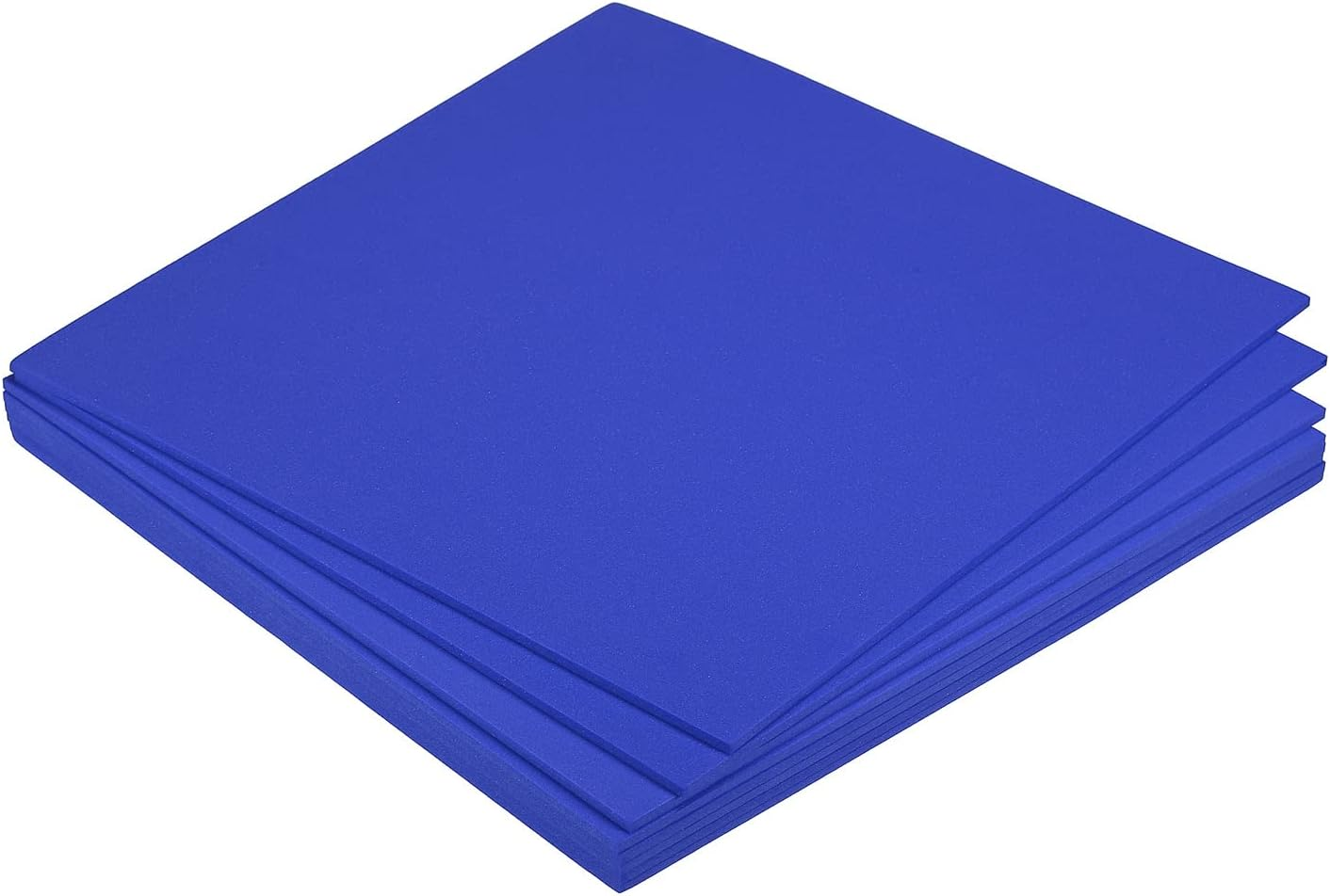 Sourcing Map EVA Foam Sheets Blue 9.8 Inch X 9.8 Inch 5Mm Thick Crafts Foam Sheets for Costumes, Arts and Crafts Projects Pack of 8
