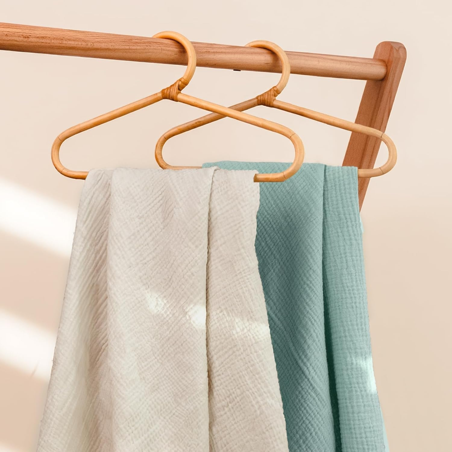 Lulu Moon Muslin Crib Sheets - Fitted Crib Mattress Sheets for Boys and Girl - 28"X 52", 2 Pack image number 7