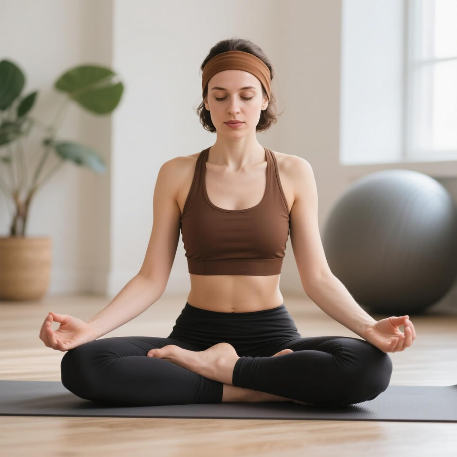 Zcbzbn 8 Pieces Women'S Headbands, Non-Slip Sports Headbands, Elastic Hair Bands, Knitted Women'S Hair Elastics, Fashion Hair Accessories, Yoga Running Fitness Helmet Bands image number 4