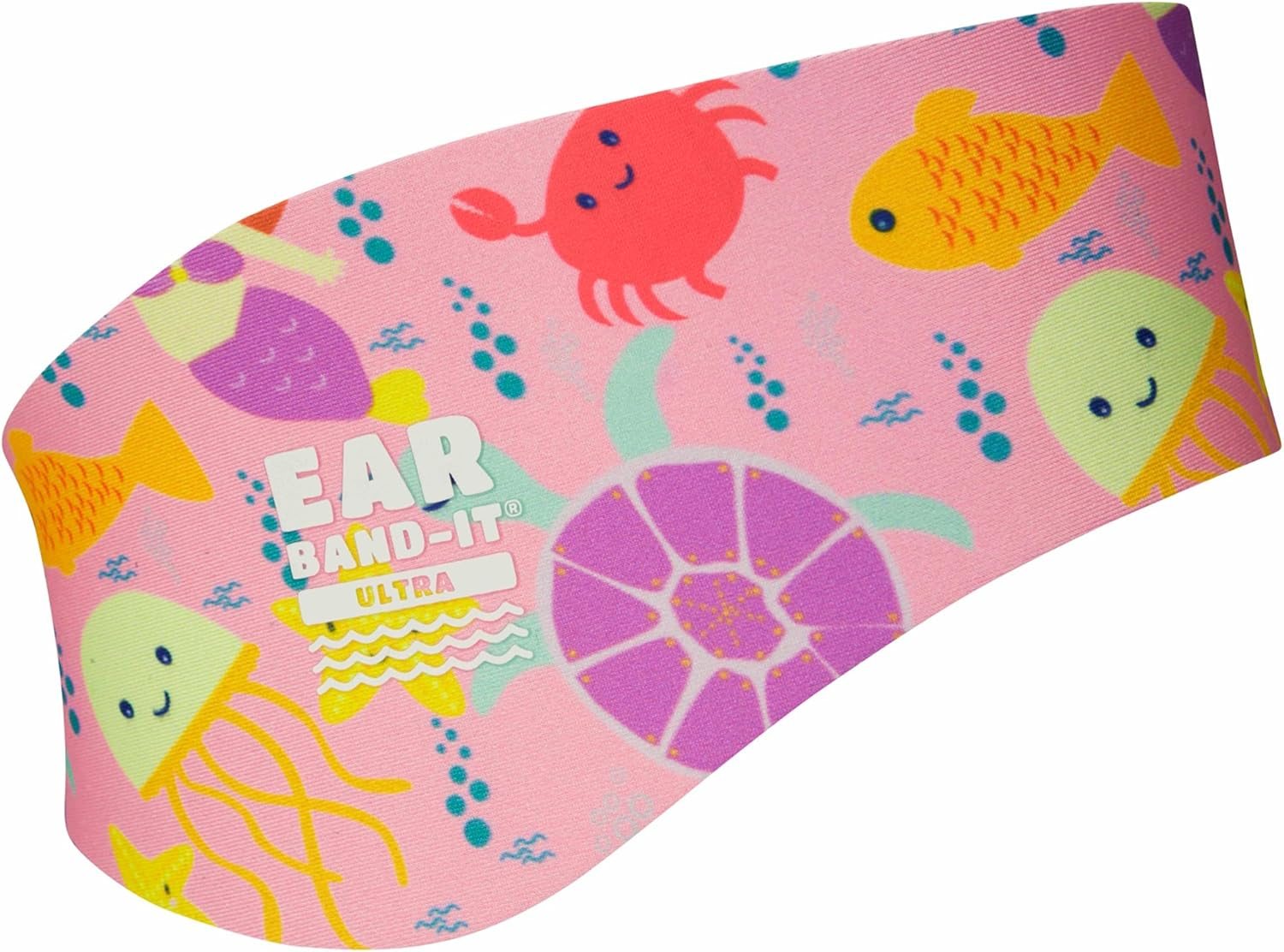 Ear Band-It Ultra Swimming Headband - Best Swimmer'S Headband - Keep Water Out, Hold Earplugs in - Doctor Recommended - Secure Ear Plugs - Invented by ENT Physician (Sea Life, Small (Ages 1-3)) image number 6