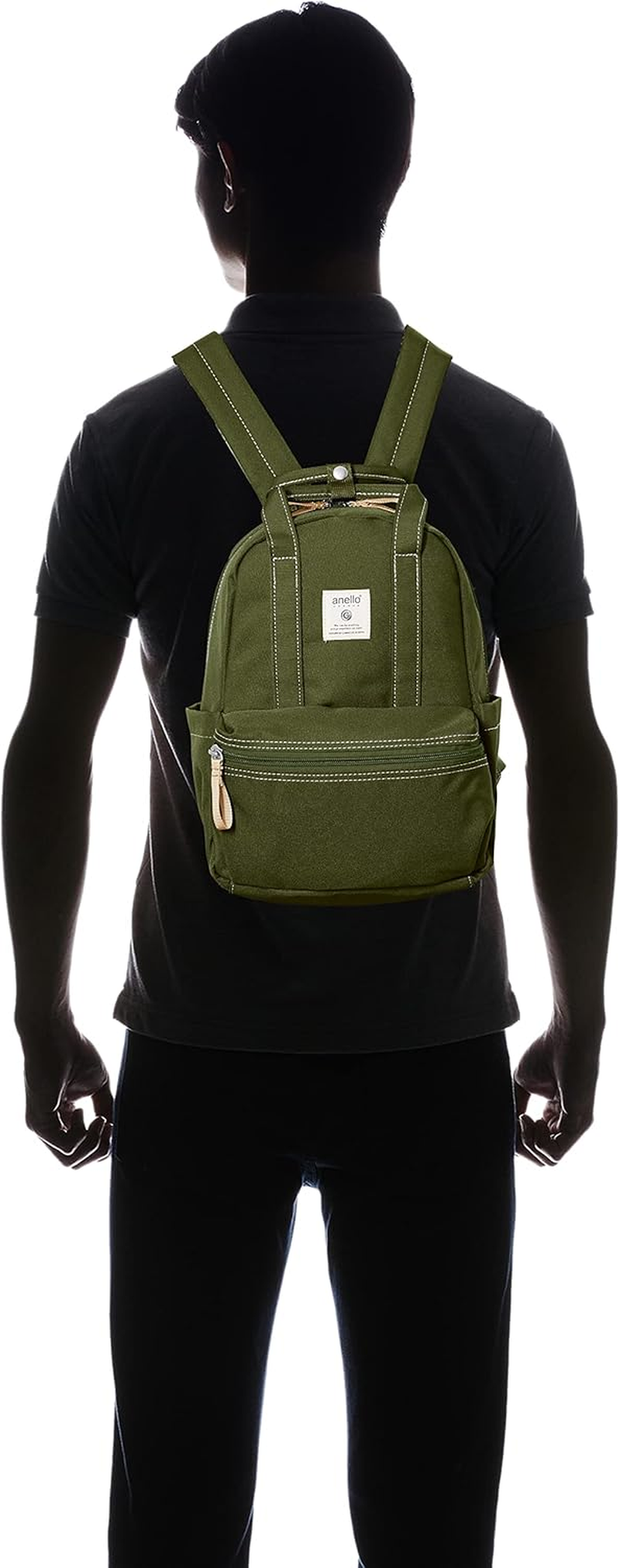 Anello Grande Craft GTM0304Z Mini Backpack, A5, Water Repellent, Multi-Storage - Beige image number 4