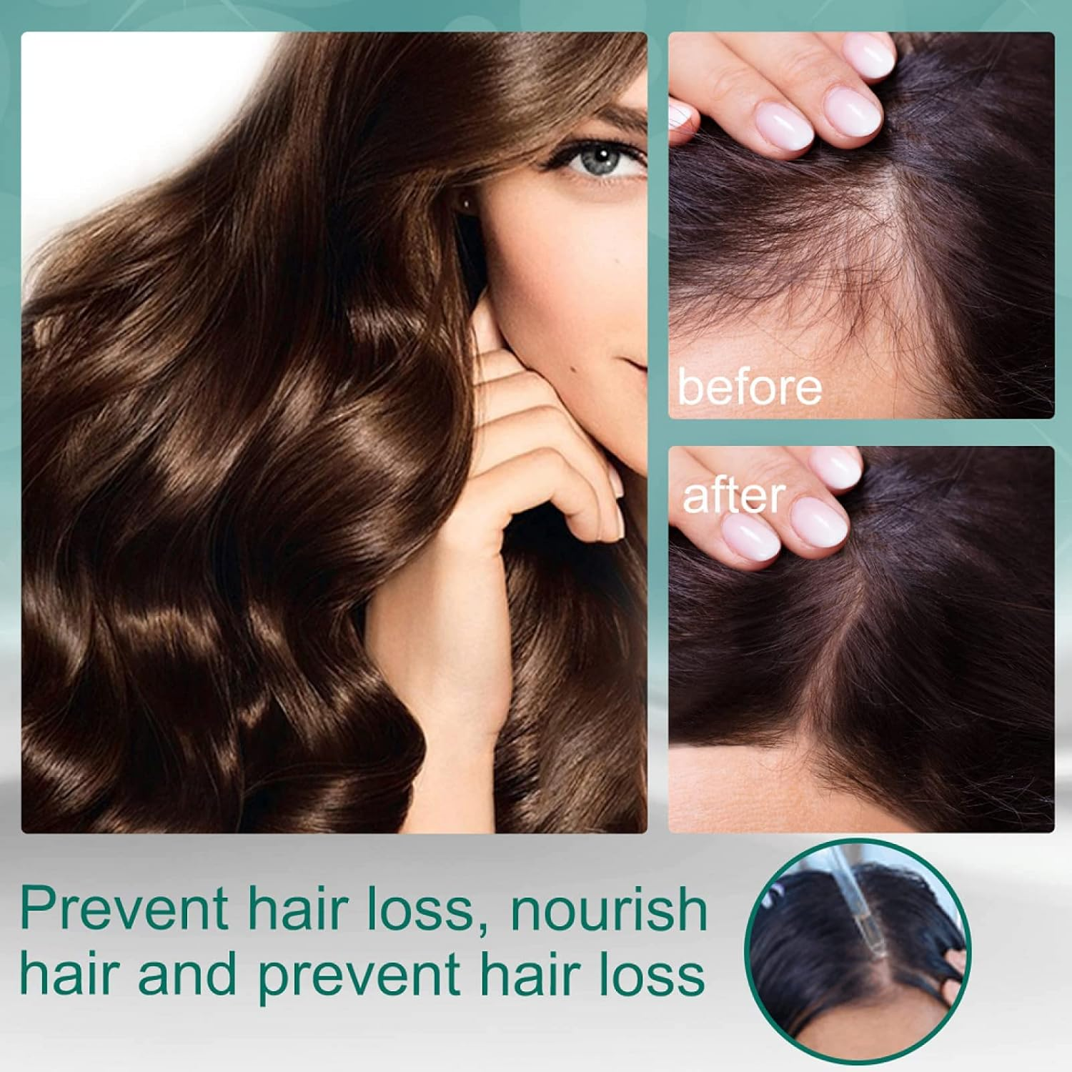 7X Rapid Hairup Serum, Ginger Hair Growth Serum, Rapid Growth Hair Treatment 7 Day Hair Growth Serum Essence Oil Regrow, for Fuller Healthier Hair, Prevent Hair Loss and Thinn-30Ml image number 6