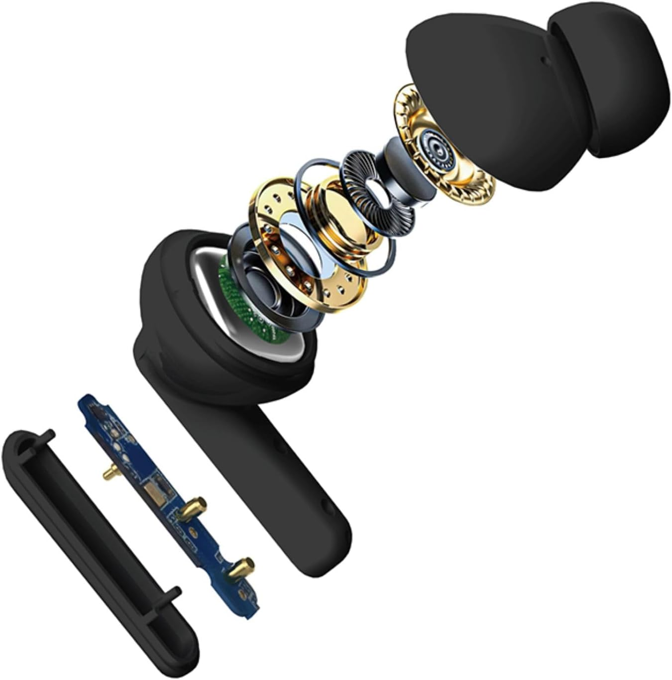 Kashimura BL-134 Fully Wireless Stereo Earphones, Aac/Waterproof, BK