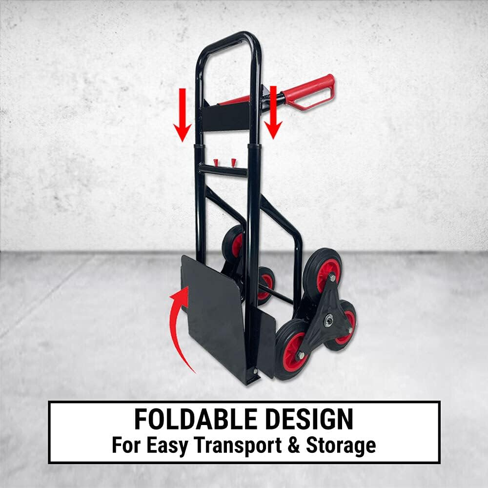 Foldable Stair Climber Hand Trolley Steps Truck Climbing Cart Transport Luggage image number 5