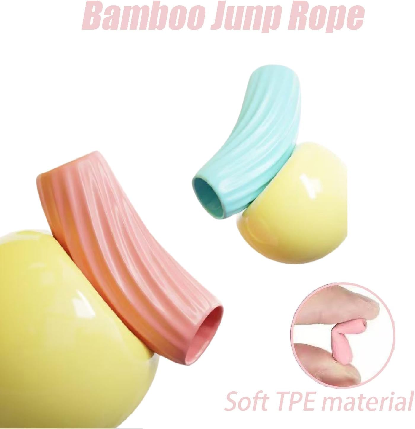 Skipping Rope Kids, Adjustable Length Tangle-Free Segmented Soft Beaded Jump Rope, Jump Rope for Kids Outdoor Fitness, Gymnastics, Training, Exercise and Weight Loss