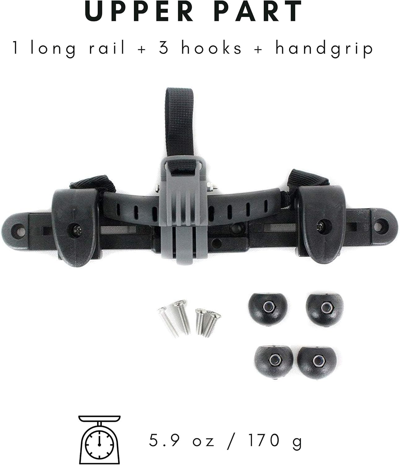 Vincita Bike Pannier Hardware Kit - to Convert Any Bag into a Bicycle Pannier Bag - Can Be Used with Rack Diameter up to 16 Mm- One Set of Pannier Mounting Attachment Hardware - Bicycle Accessories&hellip; image number 3