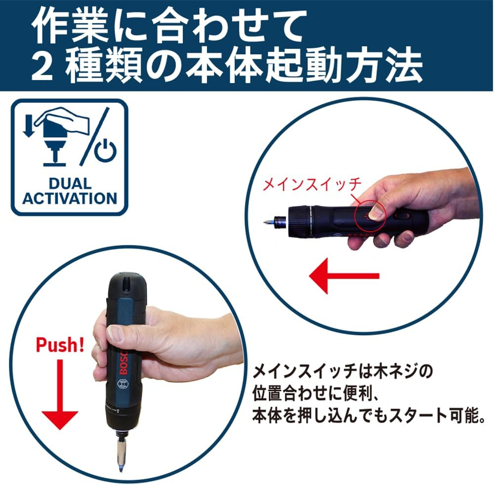 Bosch Professional Boschgo3 3.6V Cordless Electric Screwdriver (8 Screwdriver Bits, Extension Bit Holder, Dedicated Case, USB Type-C Cable Included)