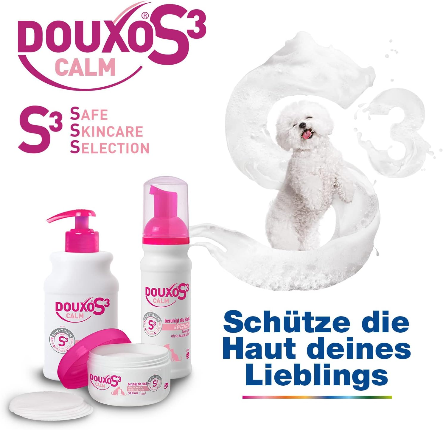 Douxo Calm Shampoo for Dogs Cats (6.8 Fl Oz) image number 1