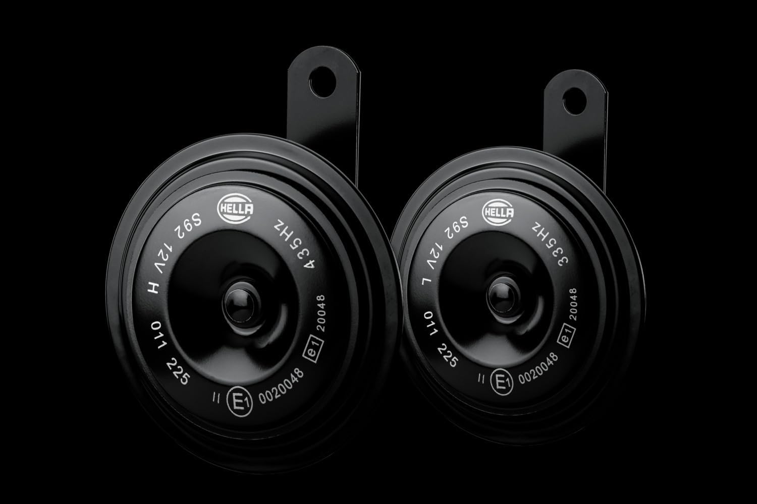 HELLA 011225871 Black 92Mm 12V BX Disc Horn Kit (Universal Fit) image number 5