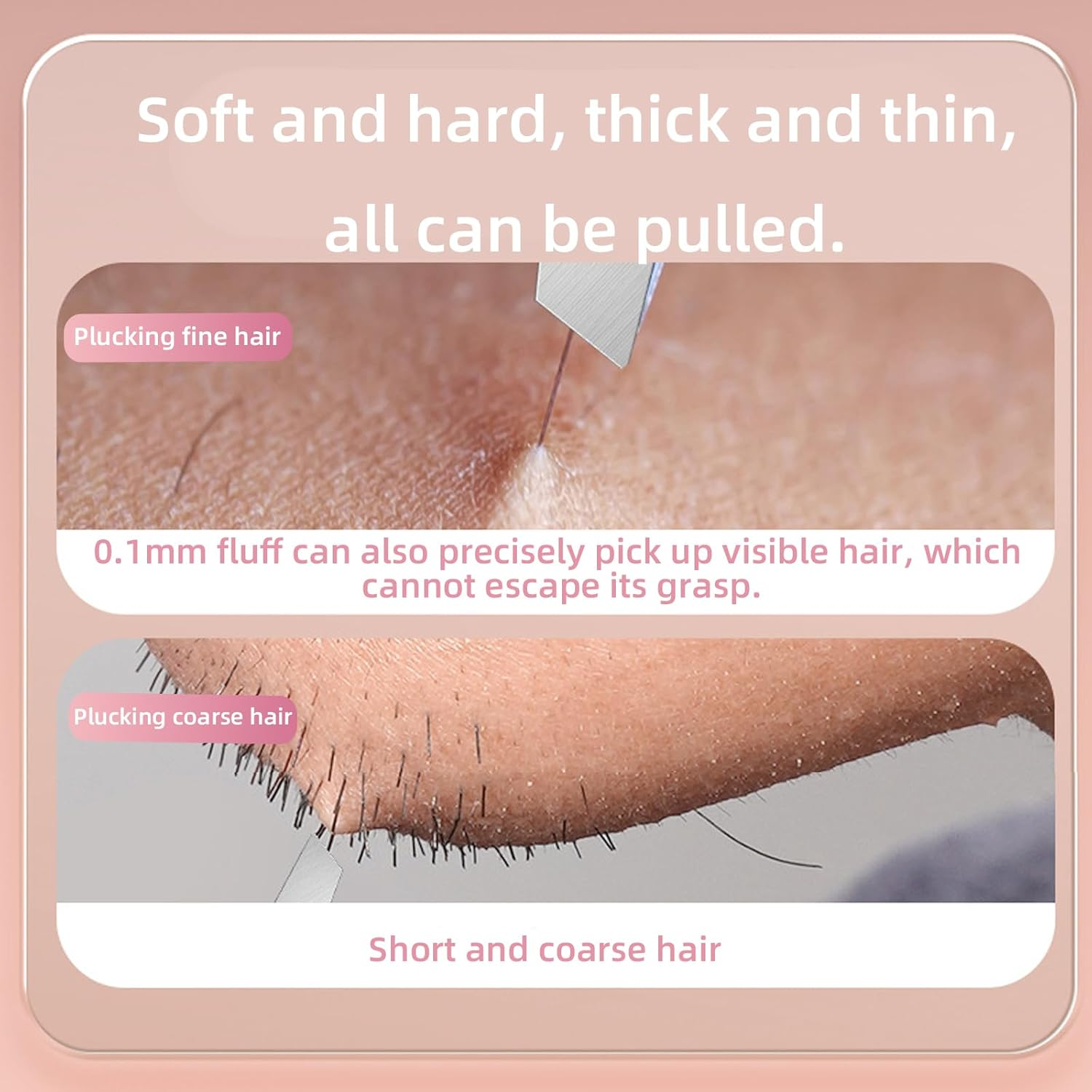 Suytvenxau 2 Pack Tweezers for Women Facial Hair, Professional Precision Tweezers and Eyebrow Tweezers in Stainless Steel for Facial Hair Removal for Women and Men image number 2