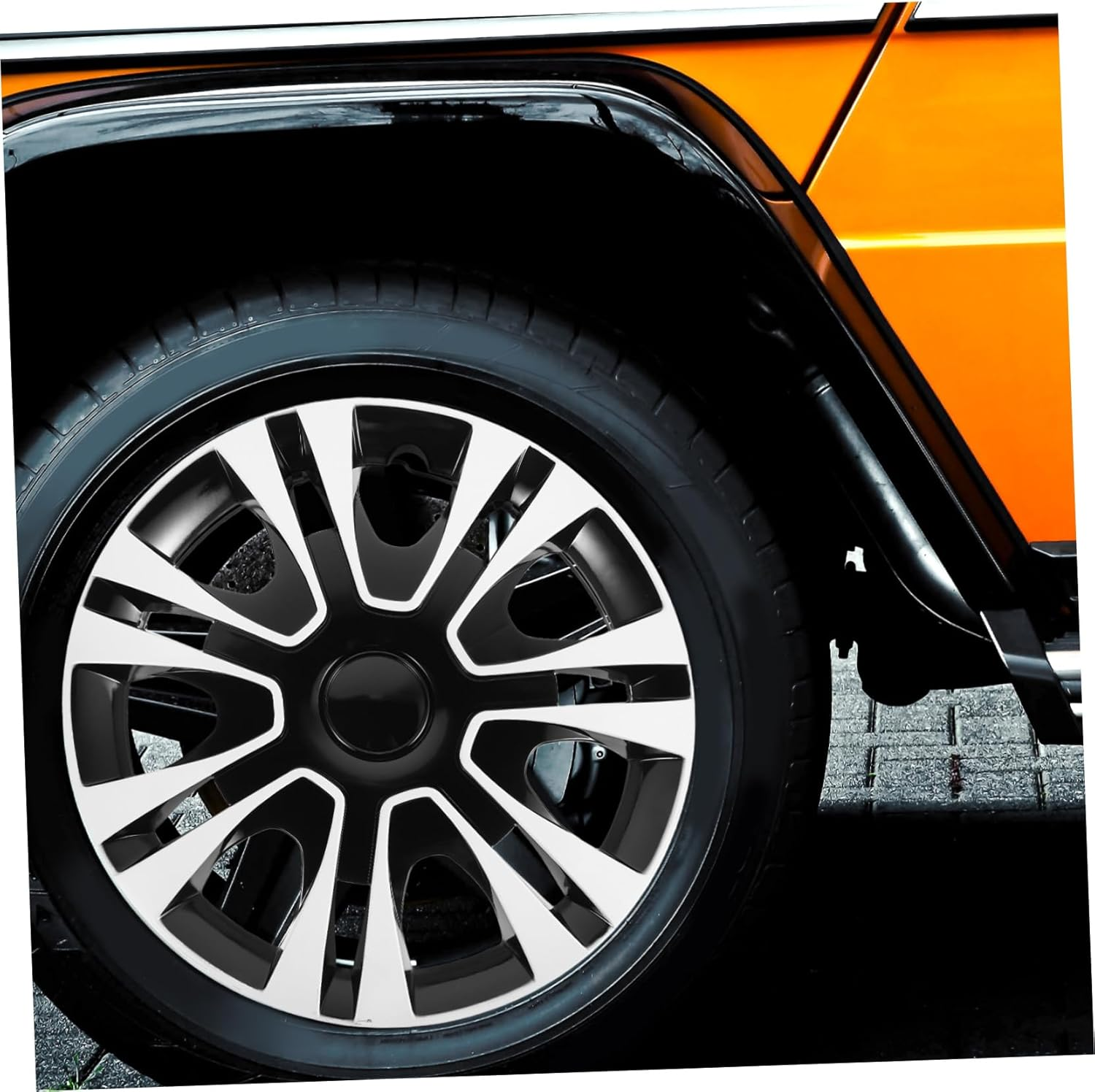 FUNOMOCYA Fashionable Rim Hubcap Covers Universal Car Wheel Center Cap Wheel Covers for Automotive image number 2