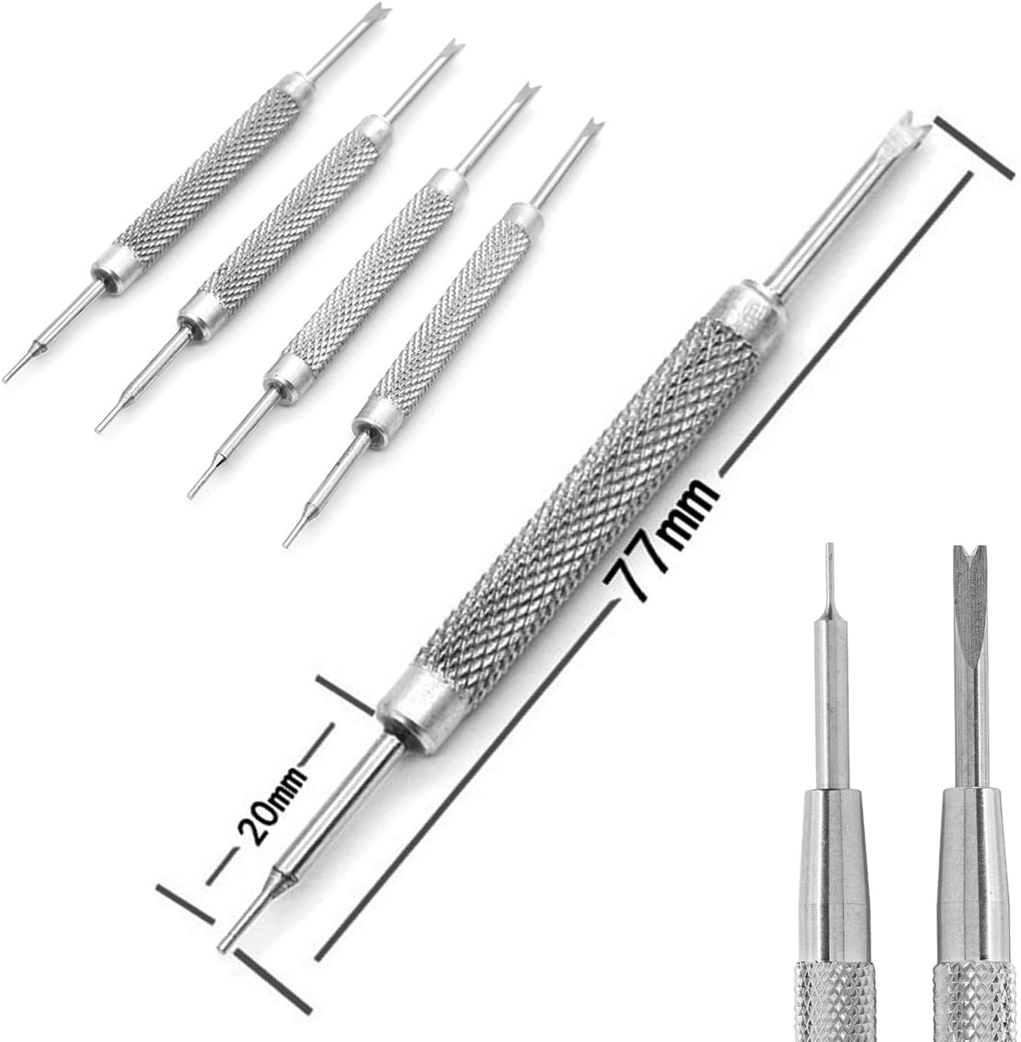 Watch Band Repair Tool Watch Link Remover Spring Bar Pins Link Remover for Watch Repair and Watch Band Adjustment
