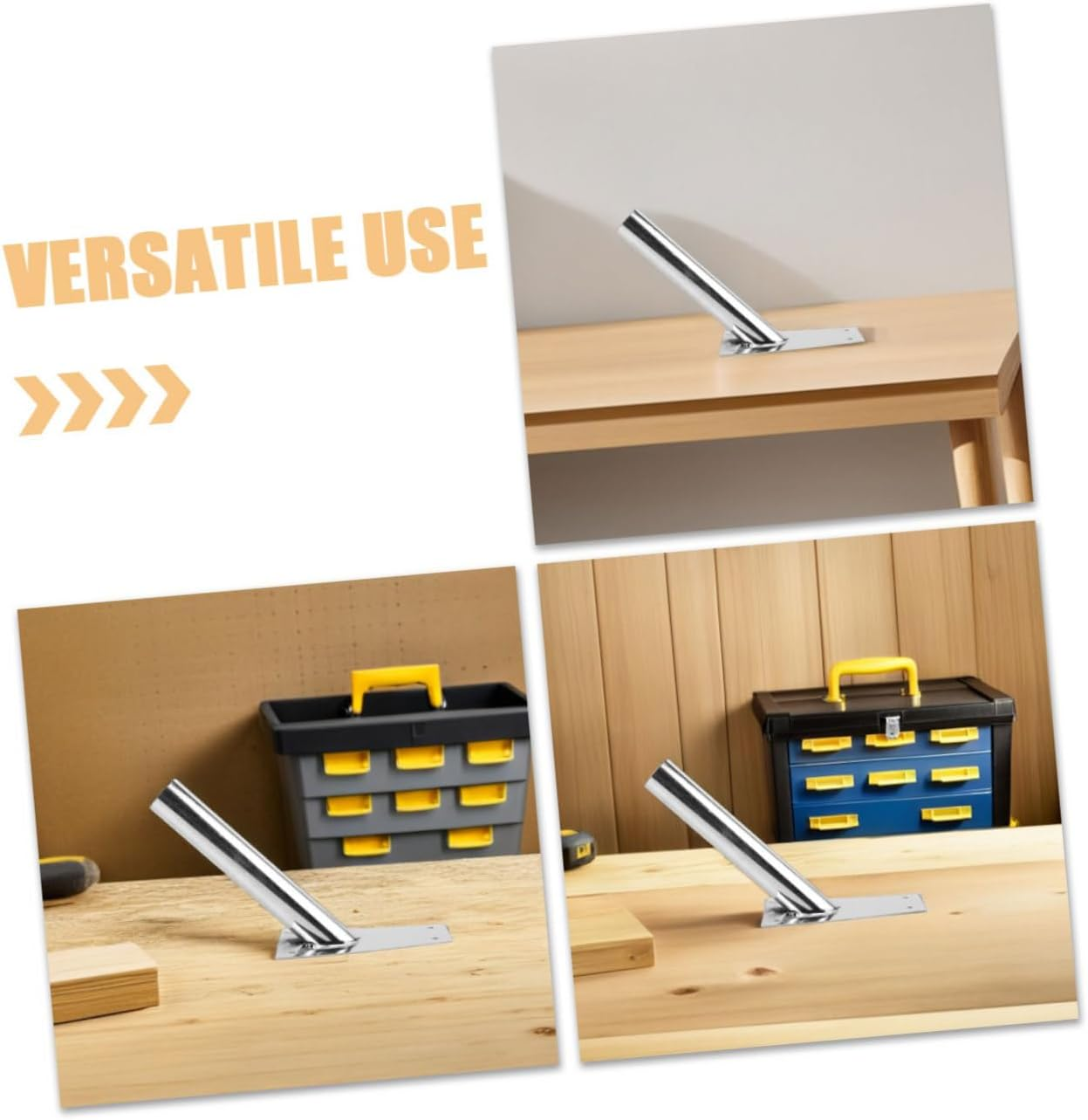 NULYLU 2Pcs Stainless Steel Flag Pole Holder: Heavy Duty Flagpole Mounting Bracket - 25Mm Inner Diameter - outside House Flag Pole Bracket for Wall Mount image number 3