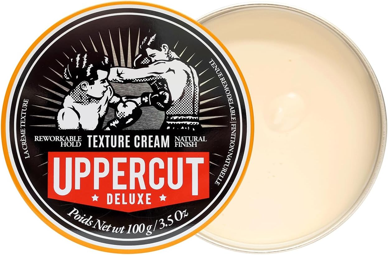 Uppercut Deluxe, Texture Cream, Re-Workable, Pliable Hold, Natural Finish, Texture Cream for Men 3.5 Oz image number 2