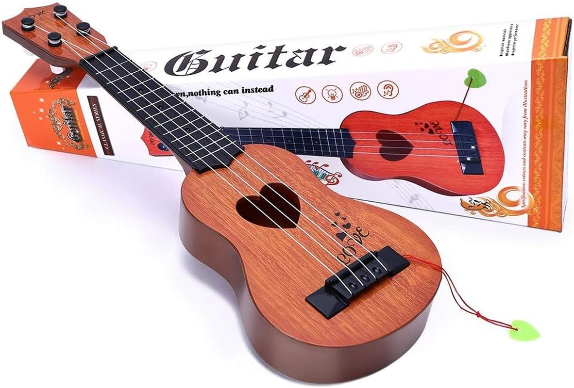 Befunsol Ukulele Kids Guitar Toy, Kids Musical Instruments Toddler Toys for 3 Year Old Girls Boys, 3 4 5 6 Year Old Girl Boy Gifts image number 5