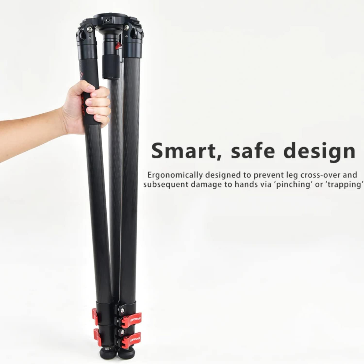 IFOOTAGE Tripod Gazelle TC7, 61&rdquo; Carbon Fiber Video Camera Tripod with Quick Fastbowl, Payload 19.8 Lbs image number 2