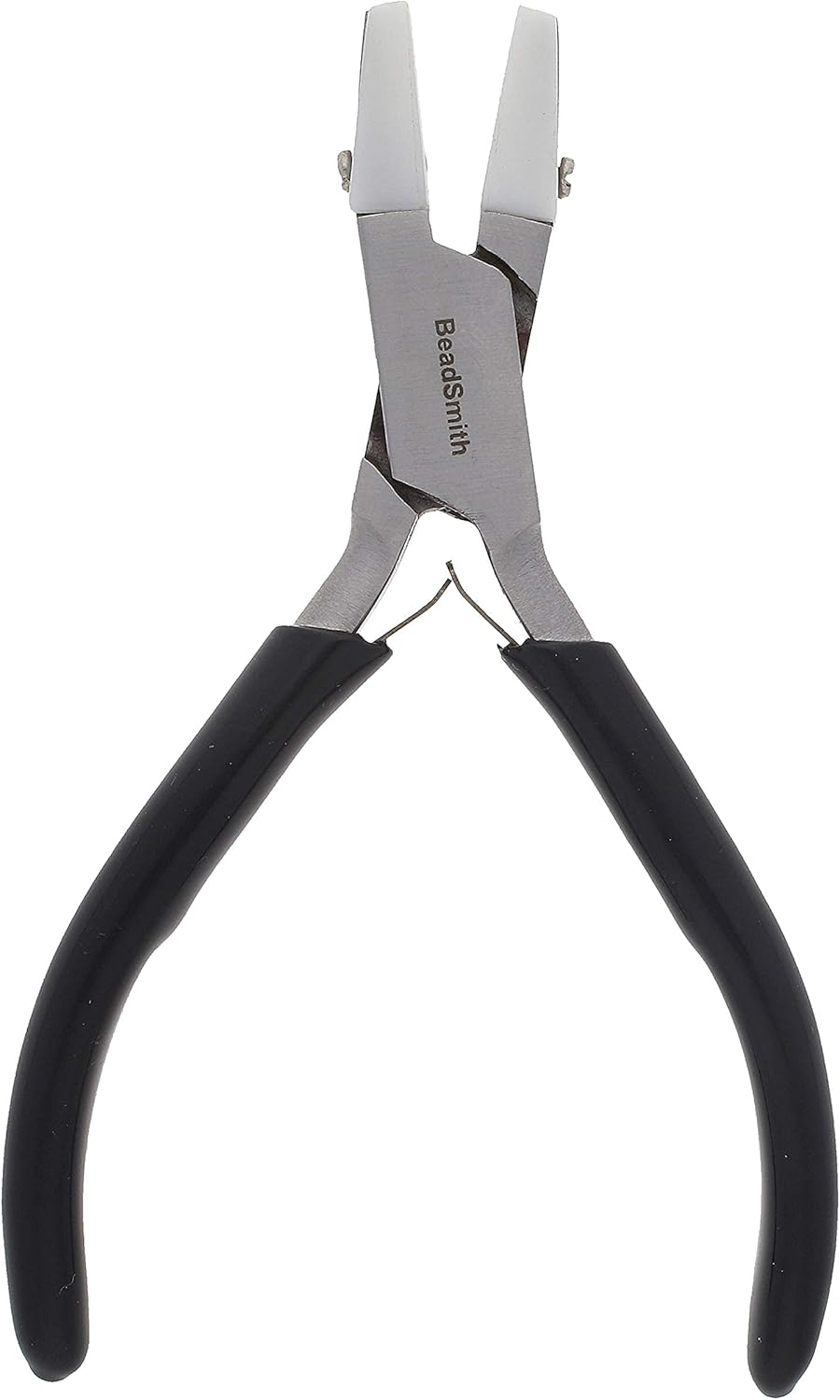 The Beadsmith Double Nylon Jaw Chain Nose Pliers, 4.75 Inches (120Mm), Black PVC Comfort Grip Handle, with Double Leaf Spring, Protects Wire When Bending and Looping image number 5