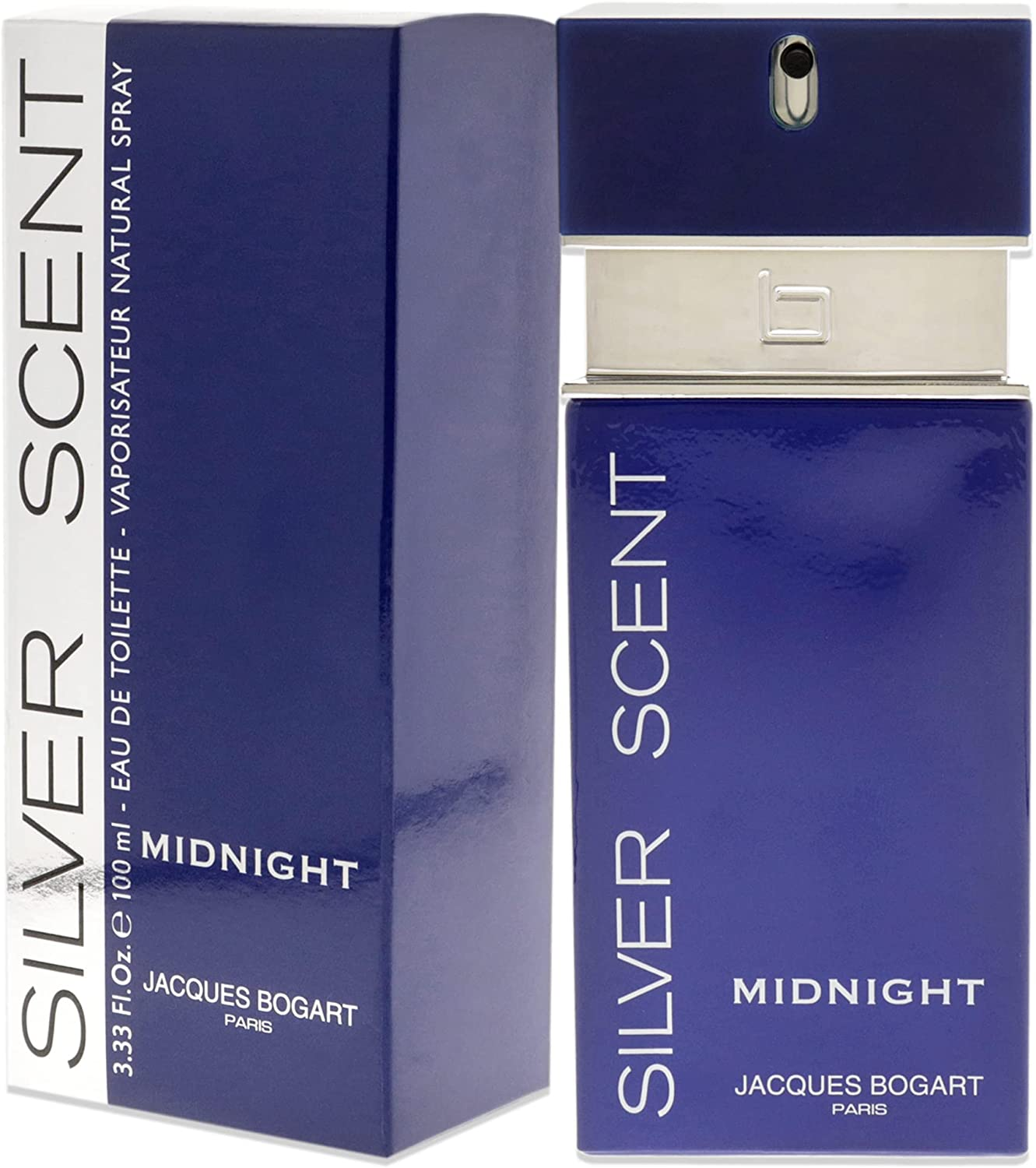 Jacques Bogart Paris Silver Scent Midnight Eau De Toilette Spray for Men 100 Ml image number 1