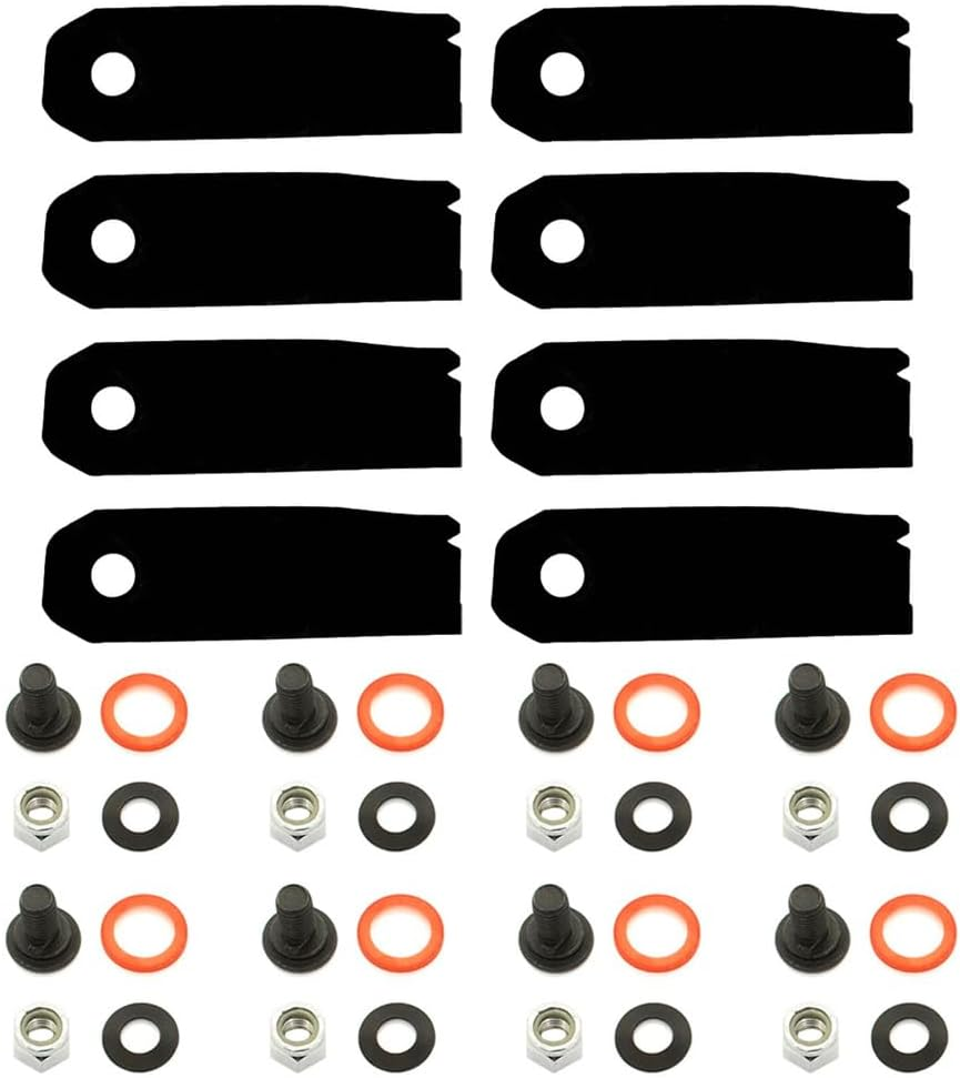 4Pcs Blades & Bolts Set for Victa 19&rdquo; & 20&rdquo; Mowers Blade Set CA09470S image number 2