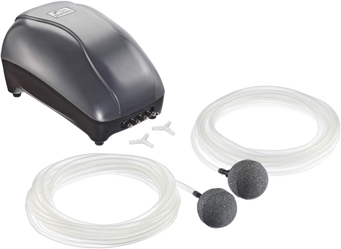 Pontec 43111 Pondoair Set 3600 Ventilation Sets, Oxygen Supply, Oxygen Enrichment, Pond Aerator, Complete Set, Black, 3,600 L/H image number 2