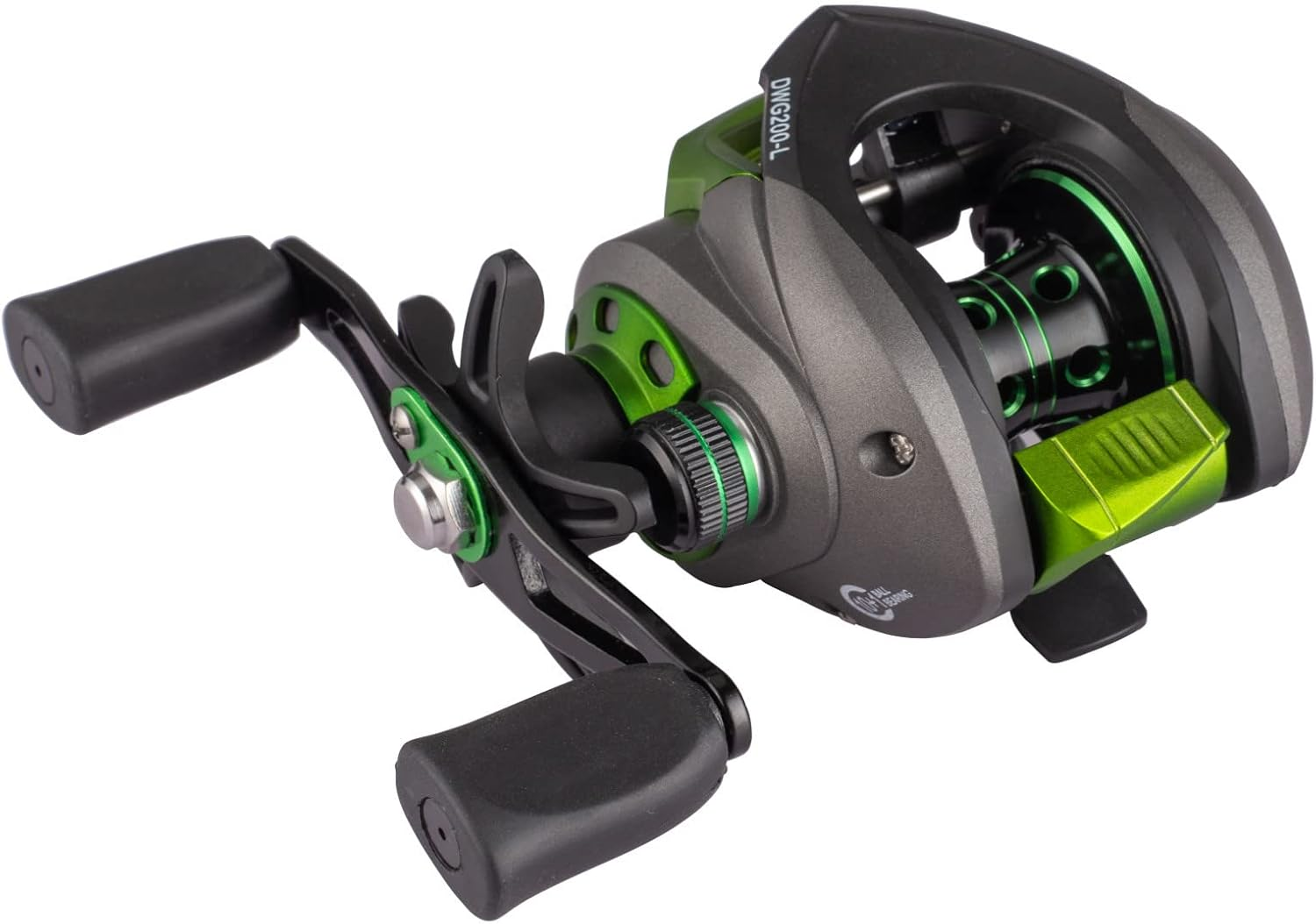 Diwa Baitcasting Reel - New Streamline and Kinetic Design Baitcaster Fishing Reel - 7.4 OZ Double Shielded 10+1 BB - 8 Magnet Braking System - 7.2:1 Gear Ratio Freshwater Saltwater Fishing Reels image number 4
