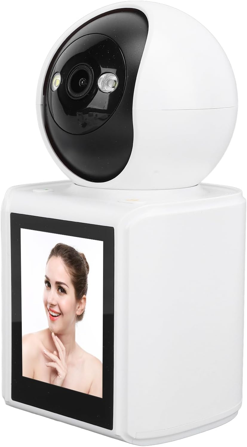 1080P Indoor Security Camera with Two-Way Audio Multi-Mode Surveillance System for Home Monitoring Motion Detection 2.8 Inch HD Screen Nanny Cam for Child Elder Care